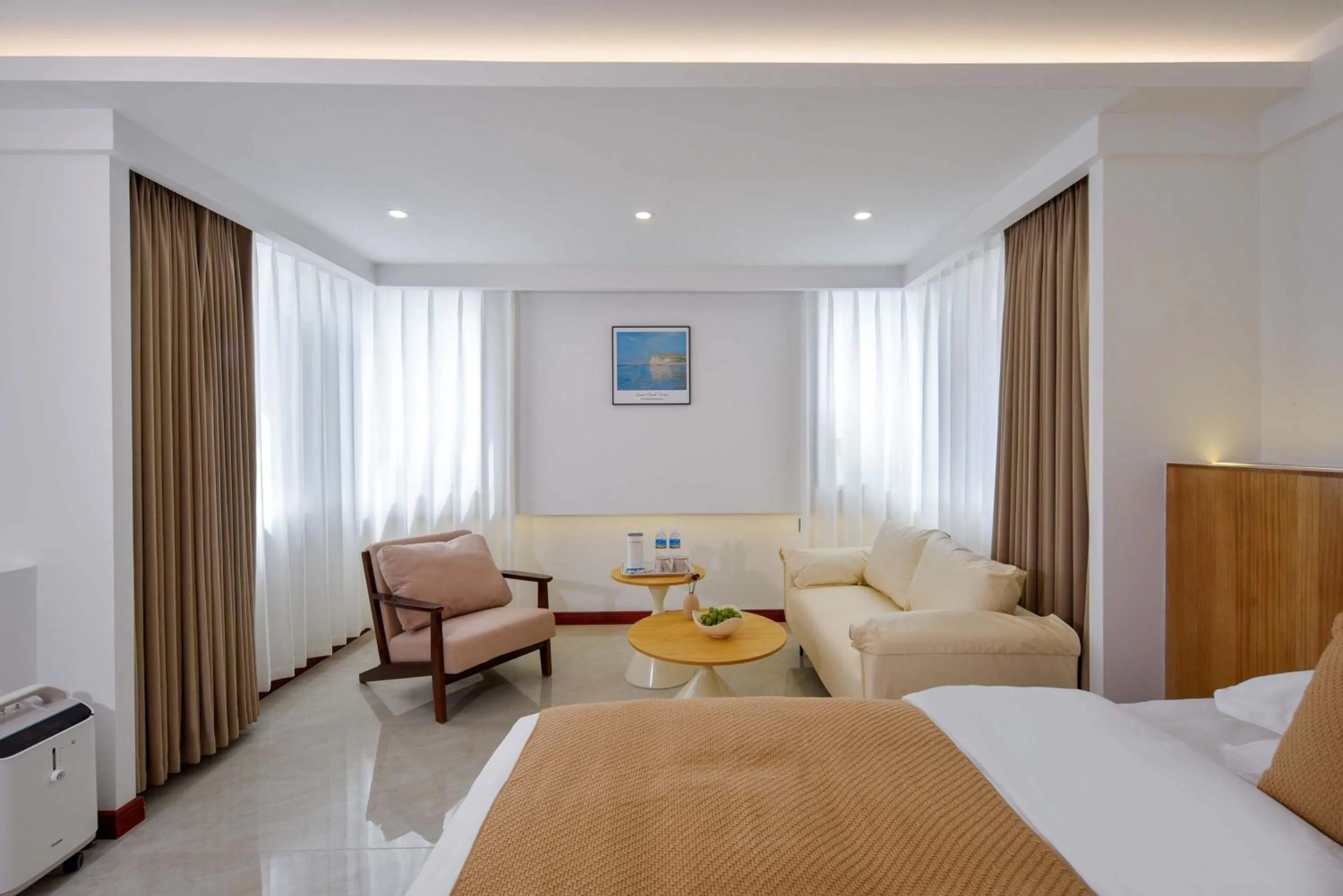 Seating area, Bed in Da Le Zhi Ye Homestay