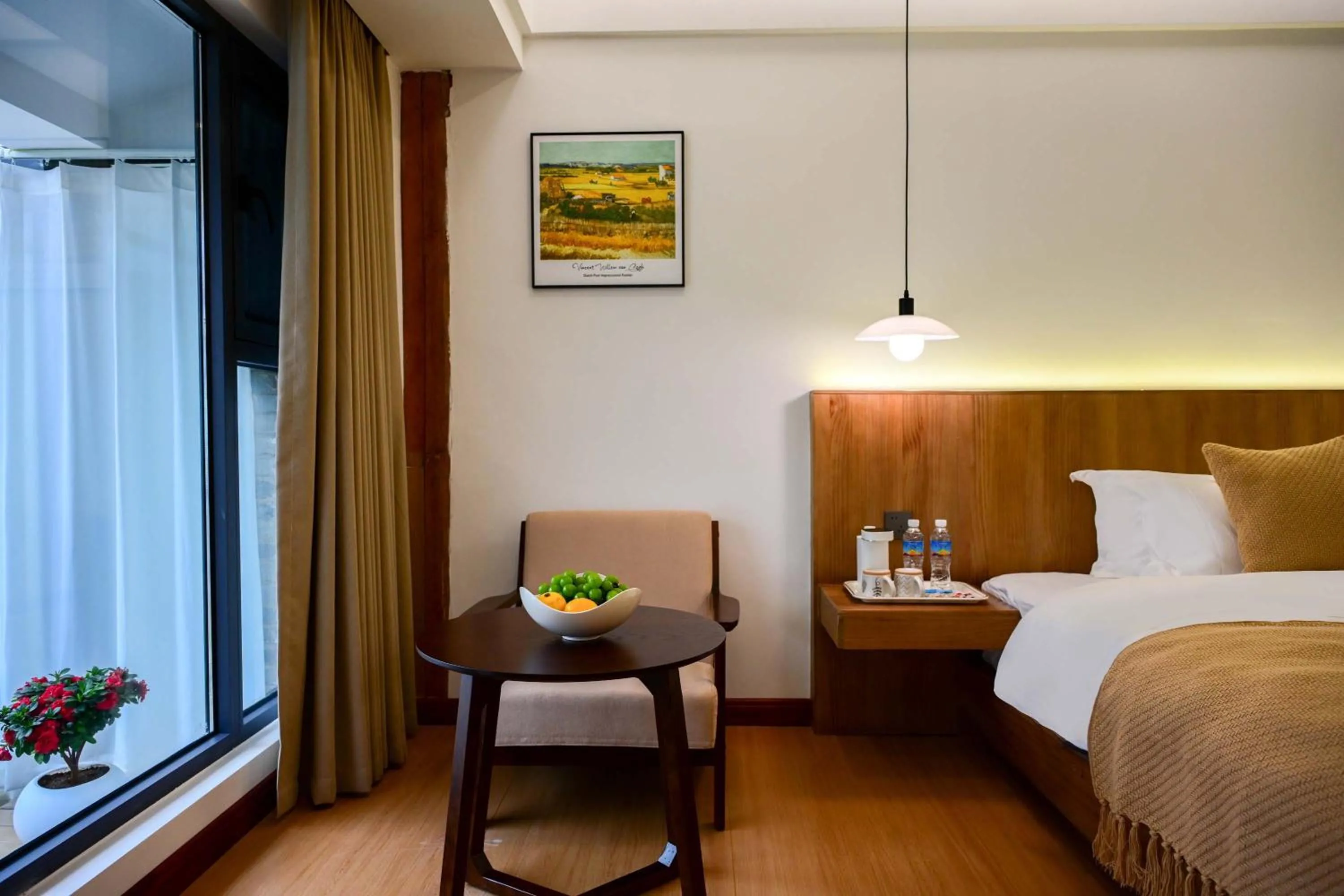 Seating area, Bed in Da Le Zhi Ye Homestay