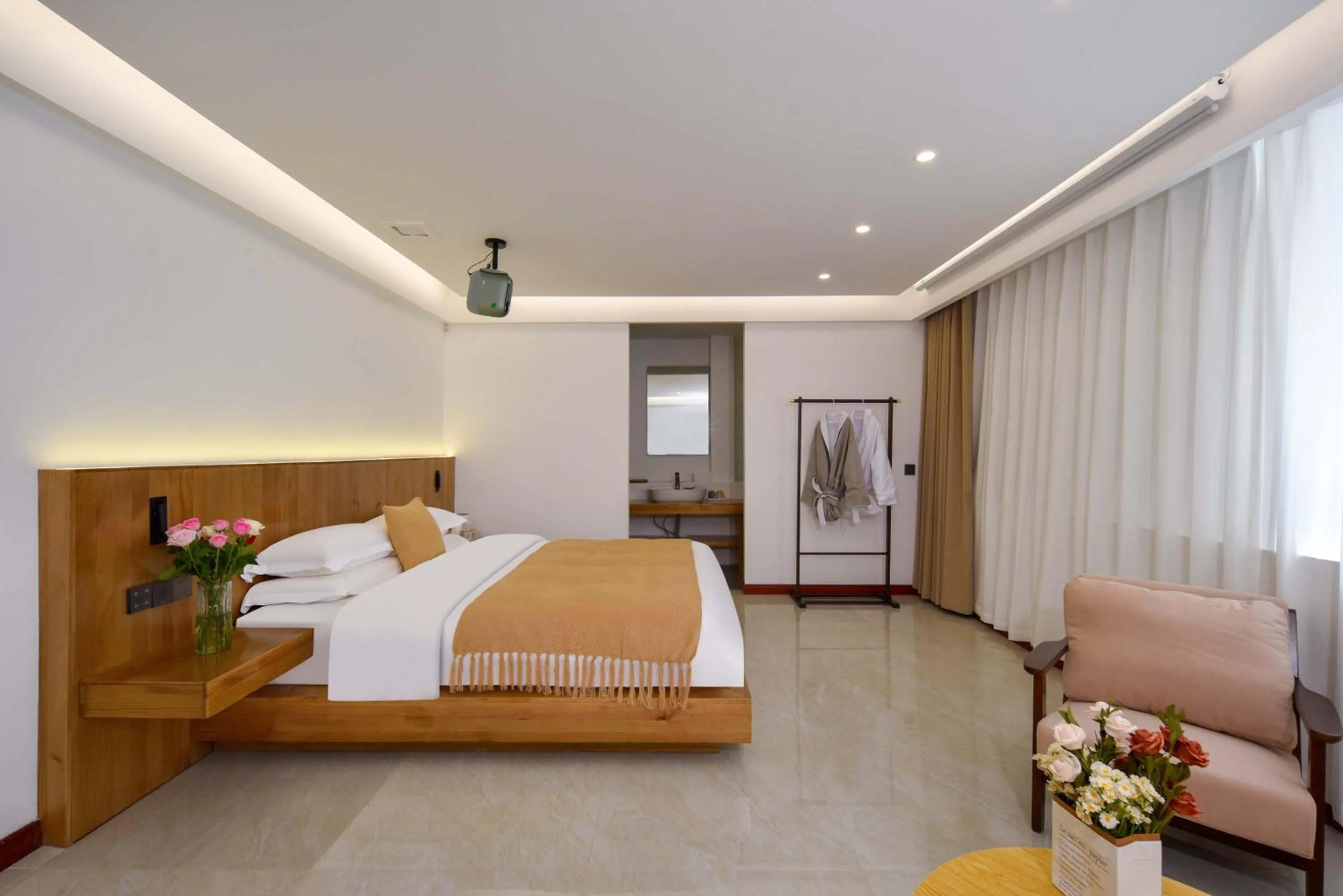 Photo of the whole room, Bed in Da Le Zhi Ye Homestay