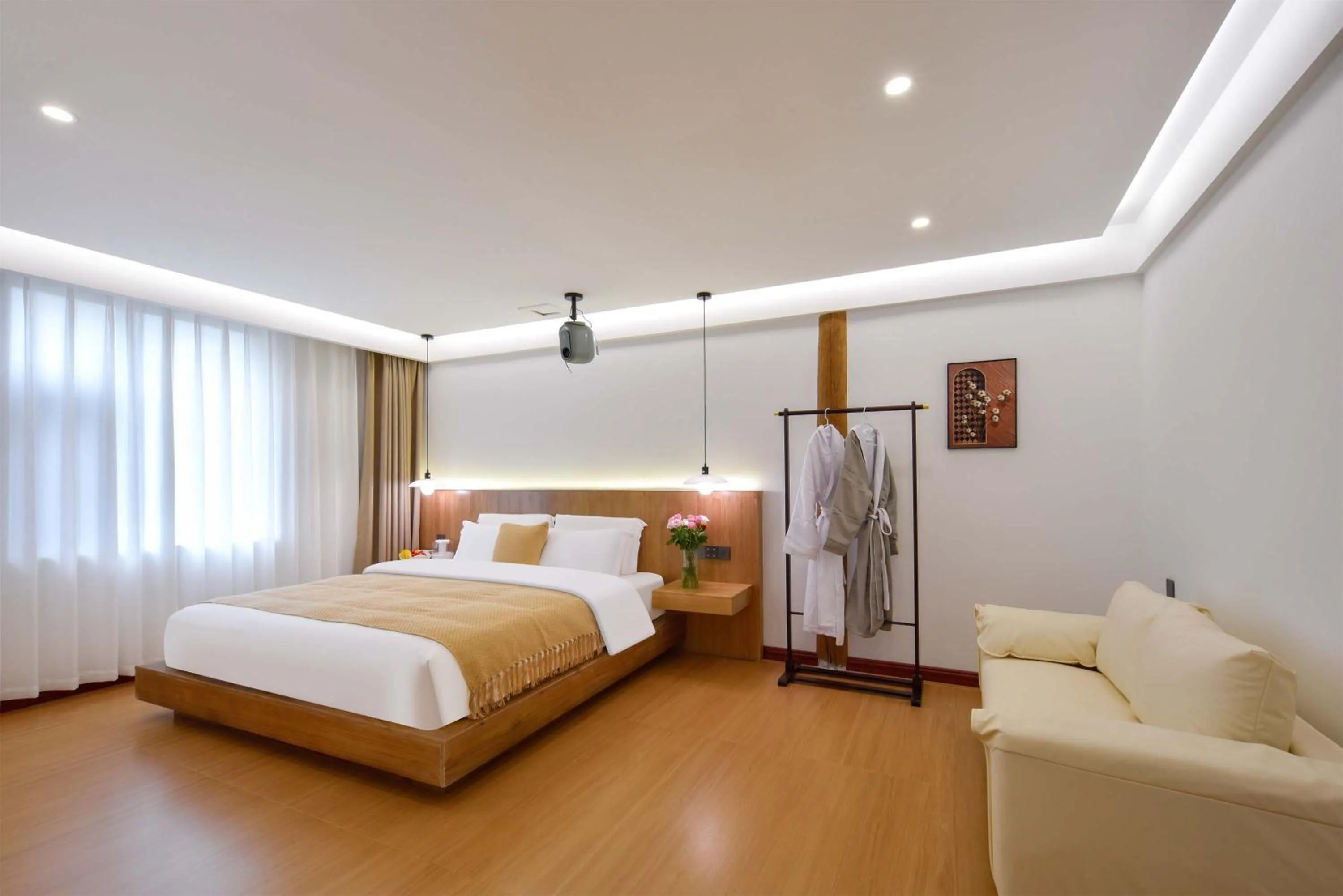 Bed in Da Le Zhi Ye Homestay