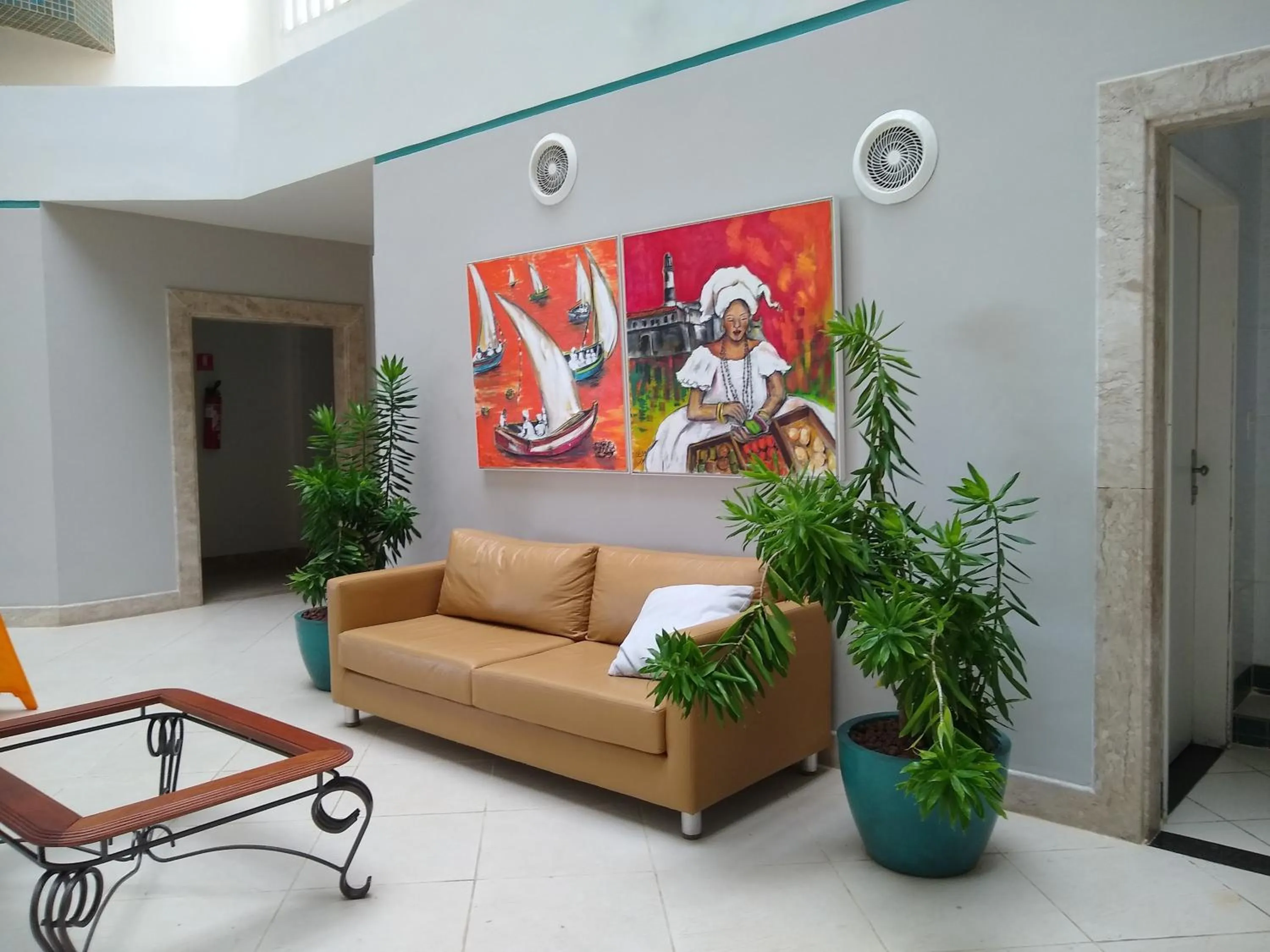 Living room in Flat na Praia do Farol da Barra