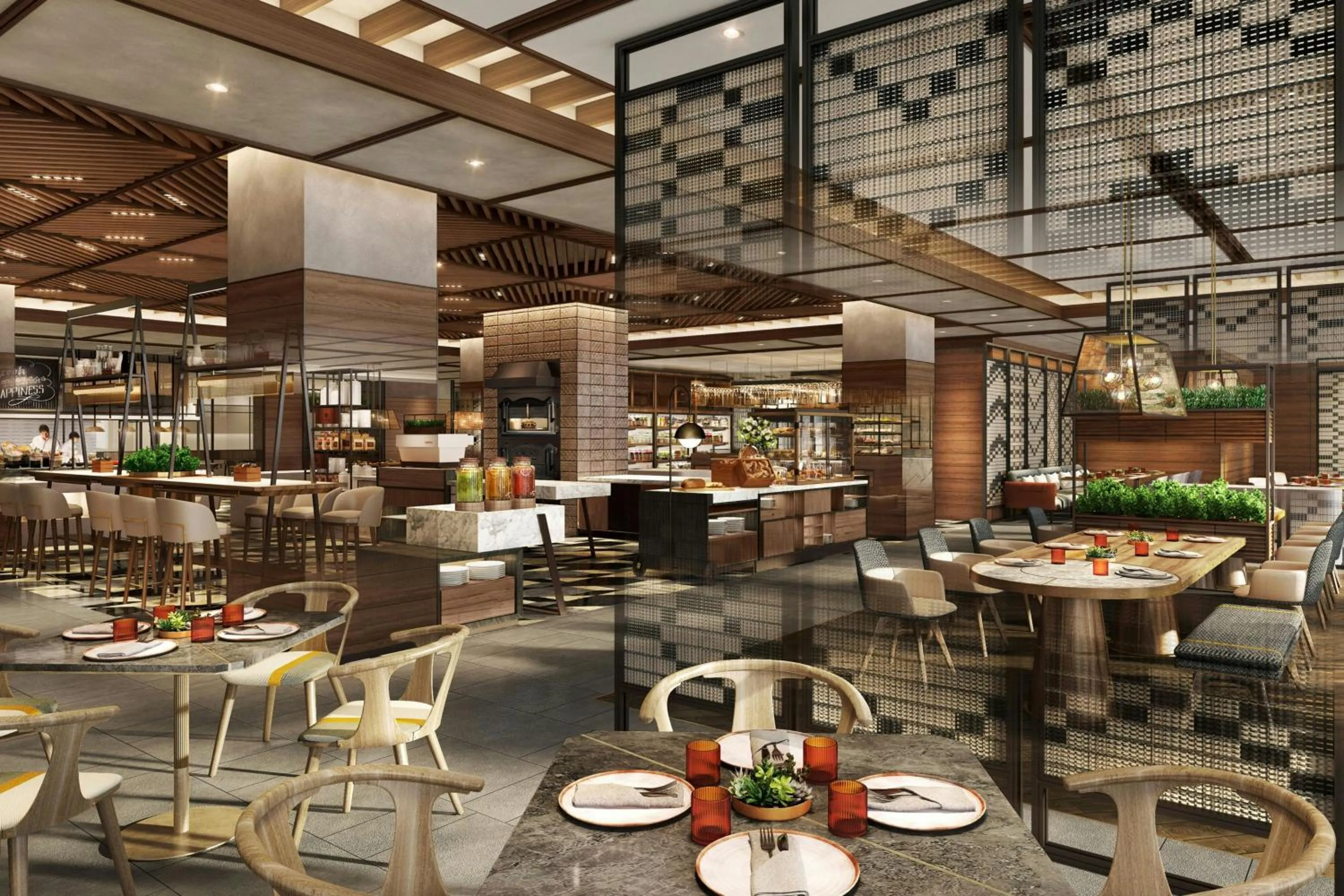 Restaurant/places to eat in Sheraton Kota Kinabalu