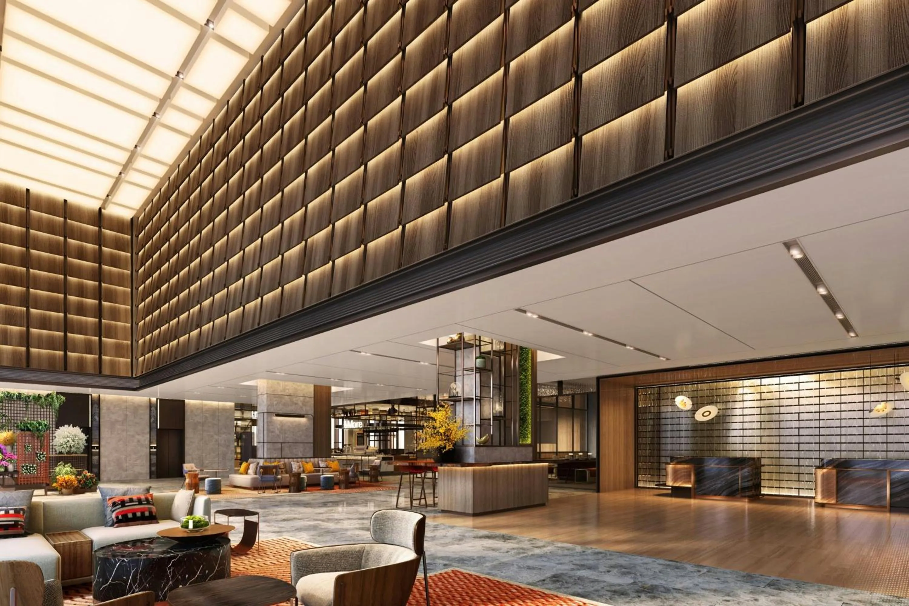 Lobby or reception in Sheraton Kota Kinabalu