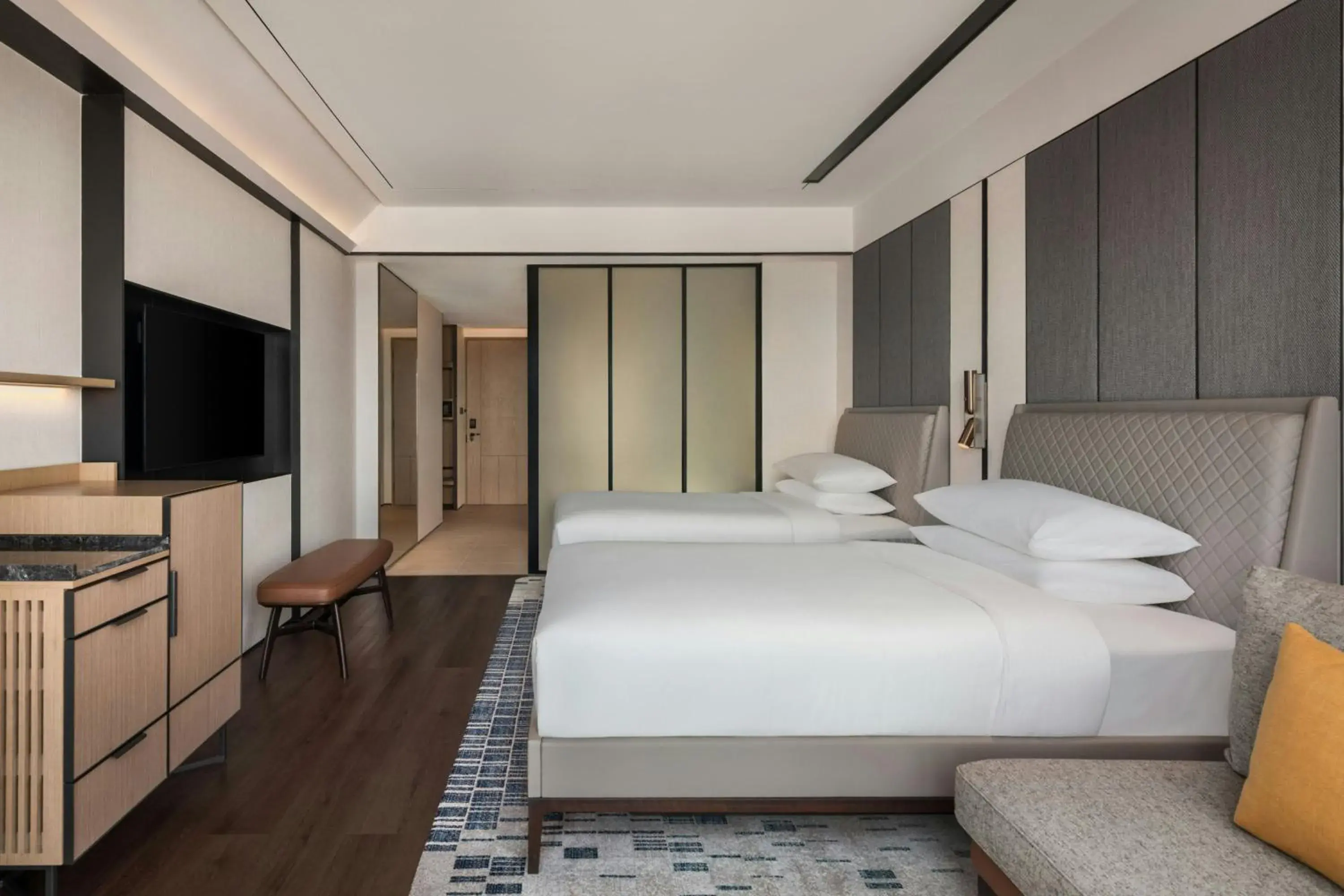 Standard Double Room with Two Double Beds and City View in Sheraton Kota Kinabalu Standard Double Room with Two Double Beds and City View in Sheraton Kota Kinabalu