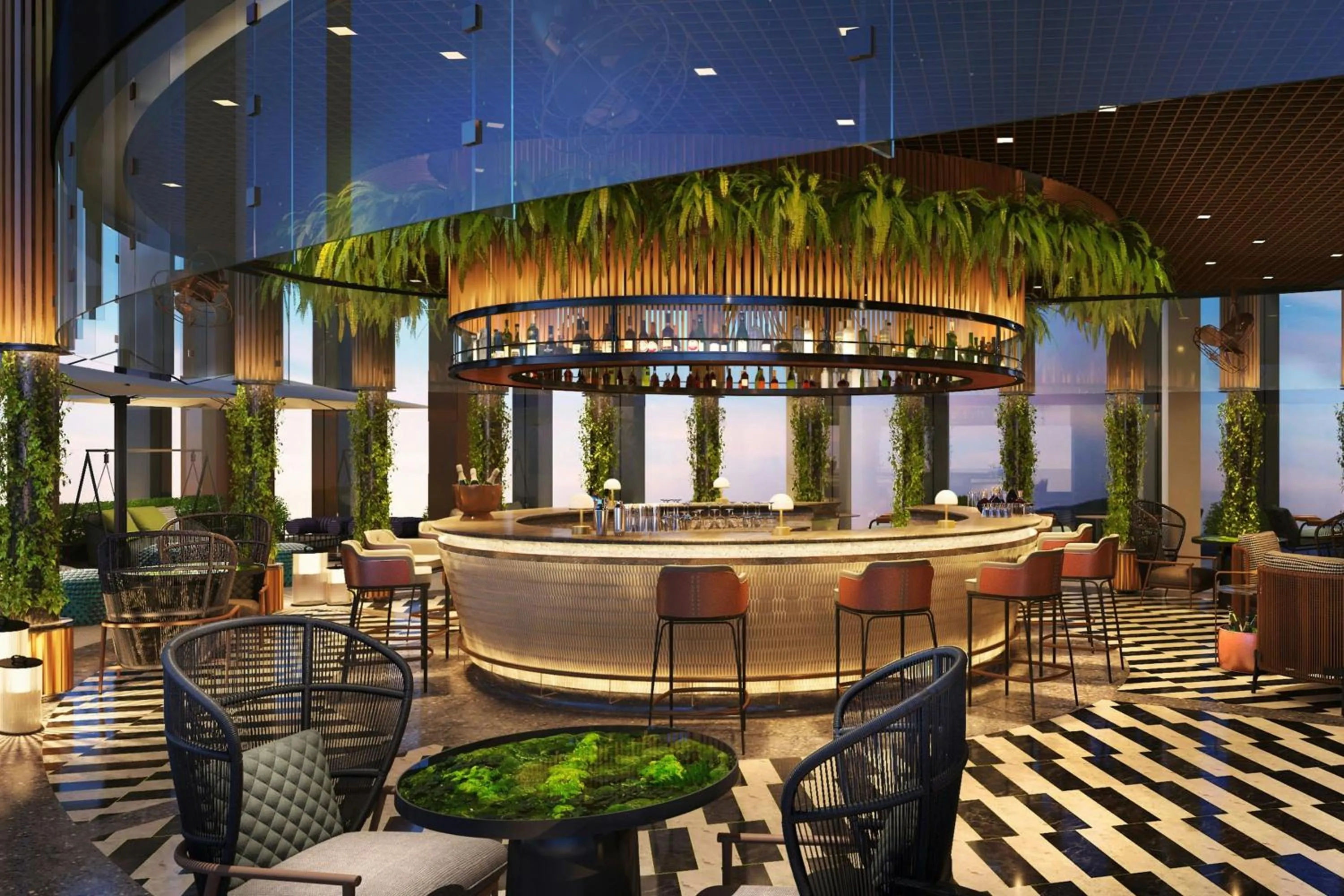 Lounge or bar in Sheraton Kota Kinabalu