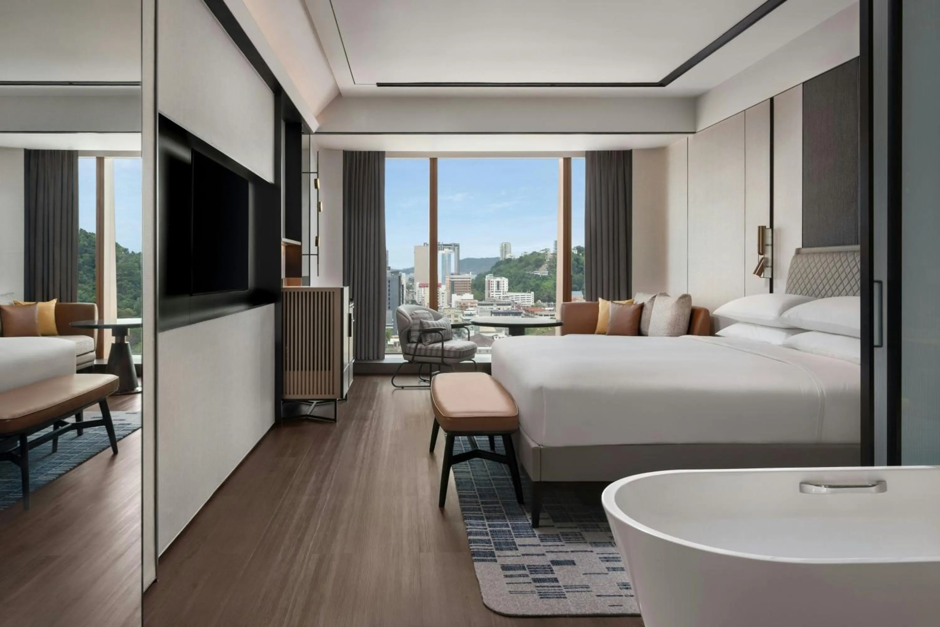Photo of the whole room, Bed in Sheraton Kota Kinabalu