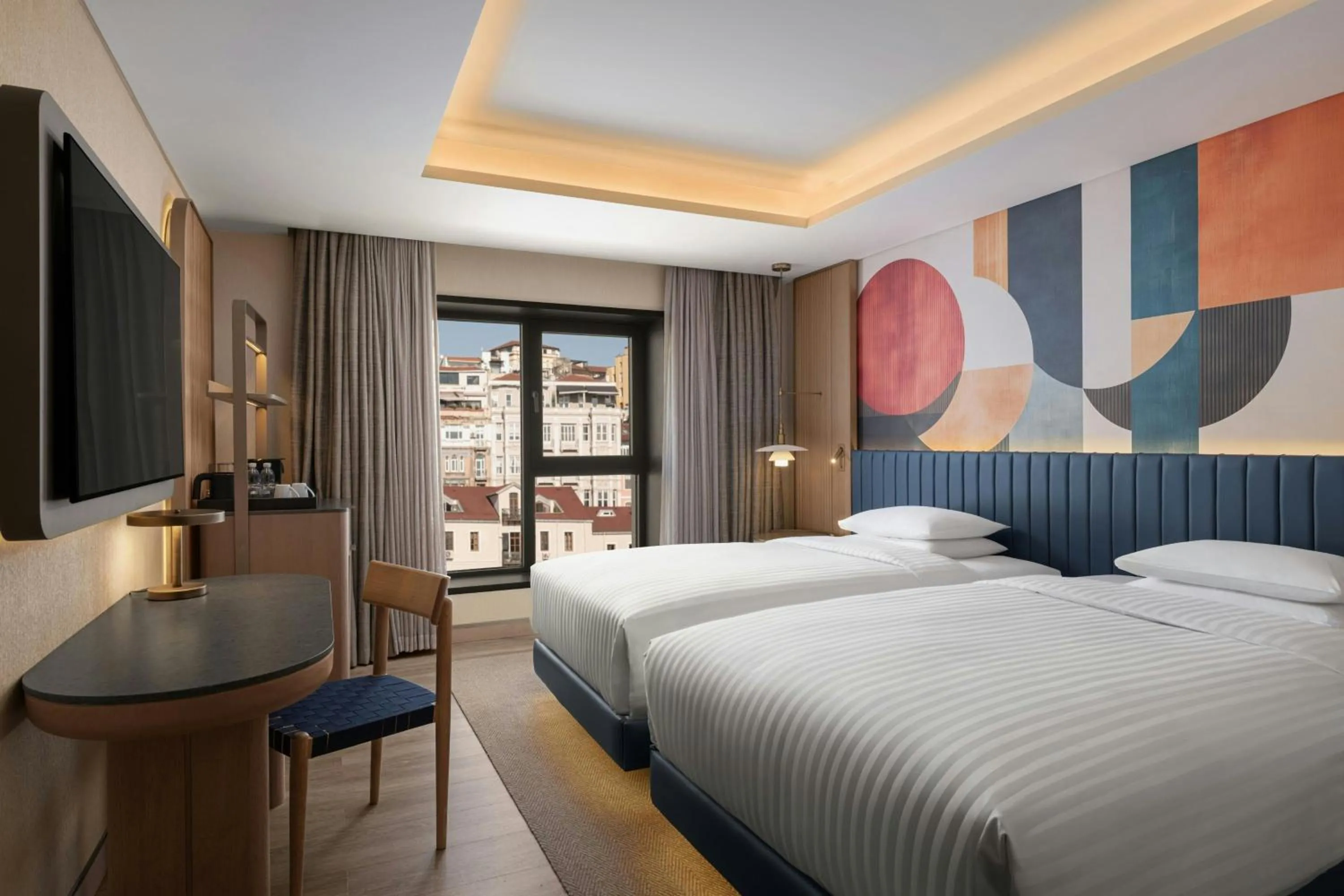 Deluxe Guest Room, 2 Twin Bed, City View in Delta Hotels by Marriott Istanbul Karakoy