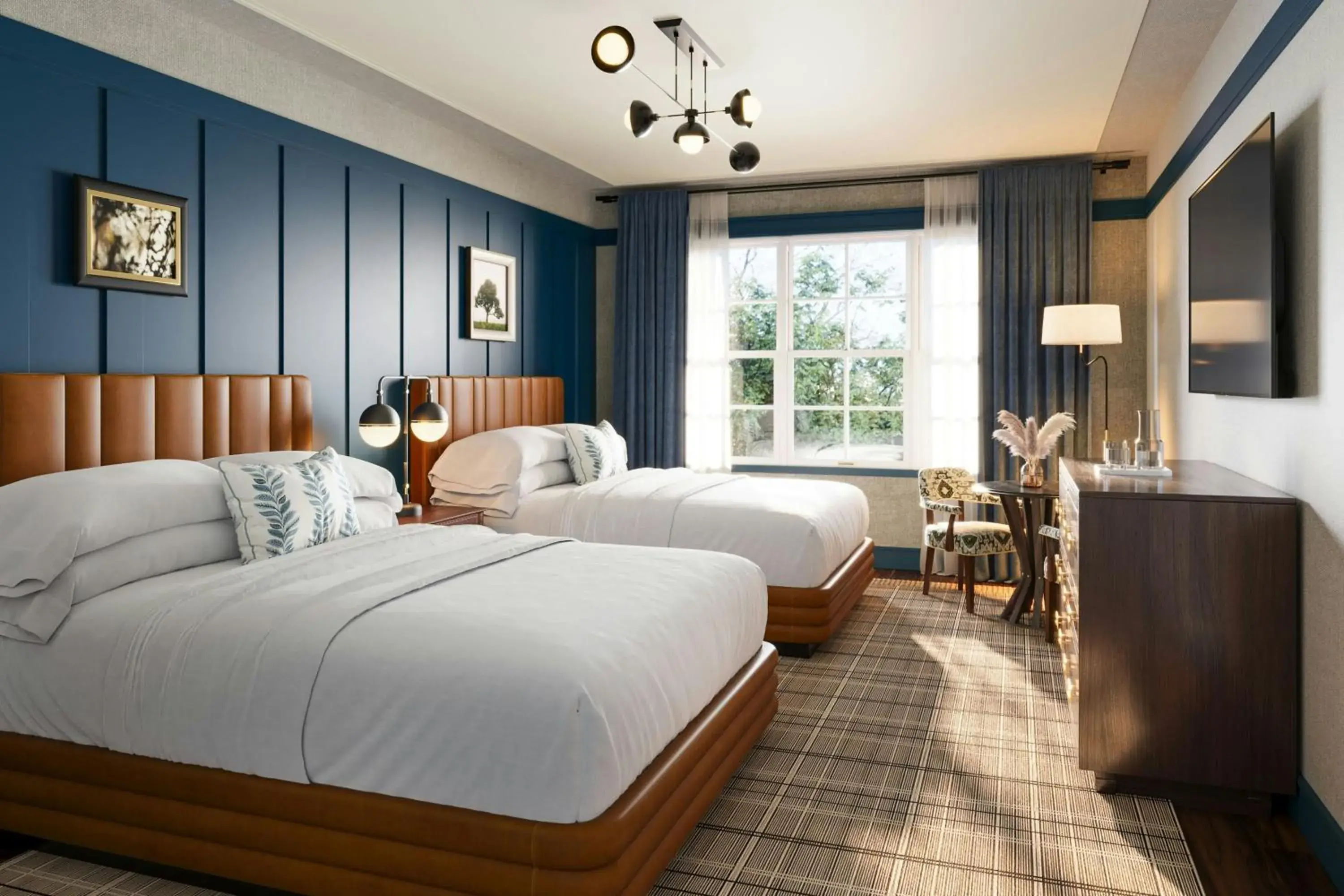 Queen Room with Two Queen Beds in The Union Hotel, Flemington, a Tribute Portfolio Hotel Queen Room with Two Queen Beds in The Union Hotel, Flemington, a Tribute Portfolio Hotel