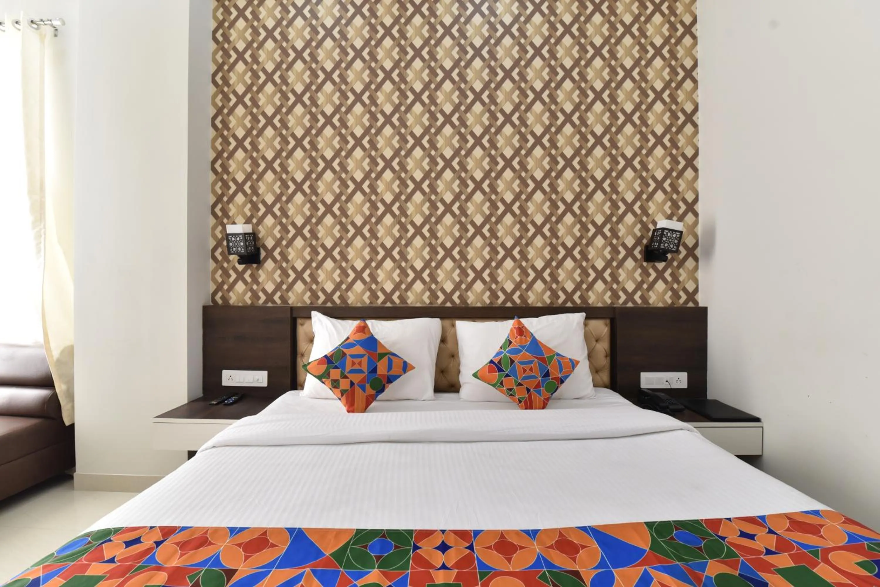 Bed in Indra Palace