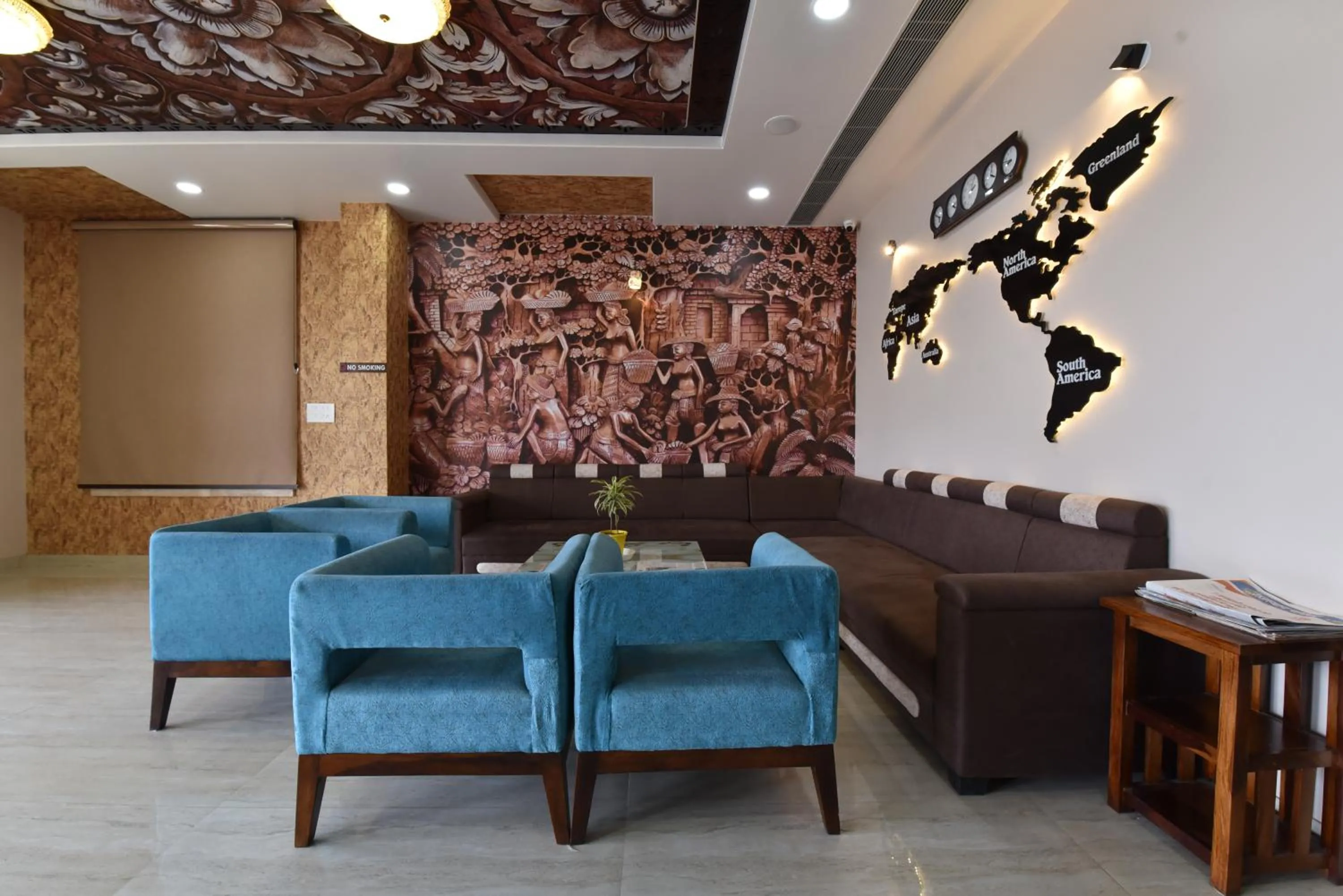 Lobby or reception in Indra Palace