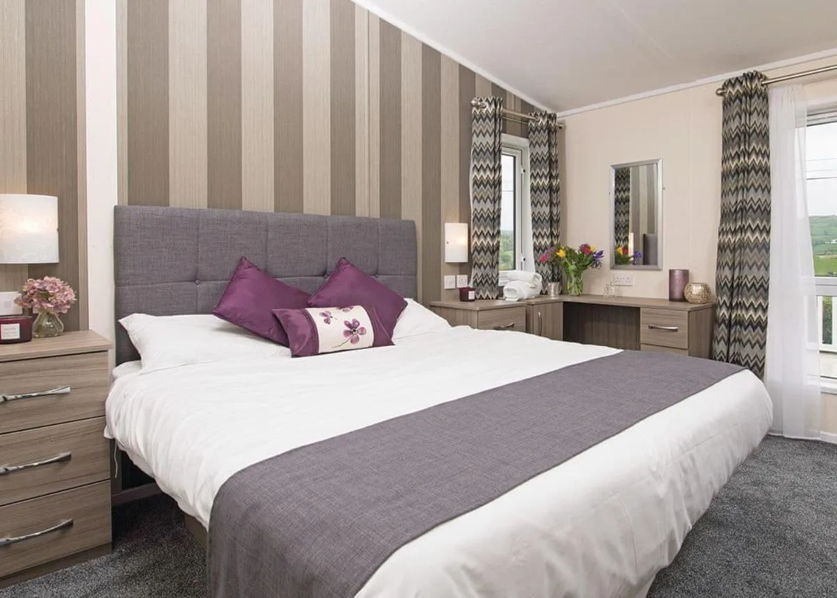 Bed in Tan Rallt Holiday Park & Spa