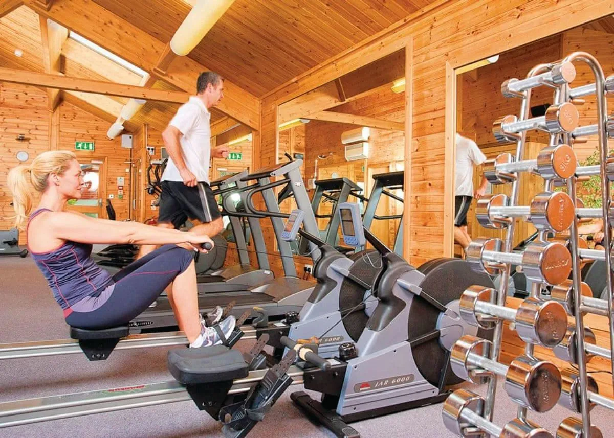 Fitness centre/facilities in Tan Rallt Holiday Park & Spa