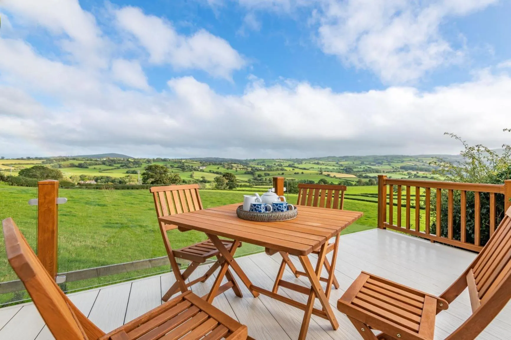 Patio in Tan Rallt Holiday Park & Spa