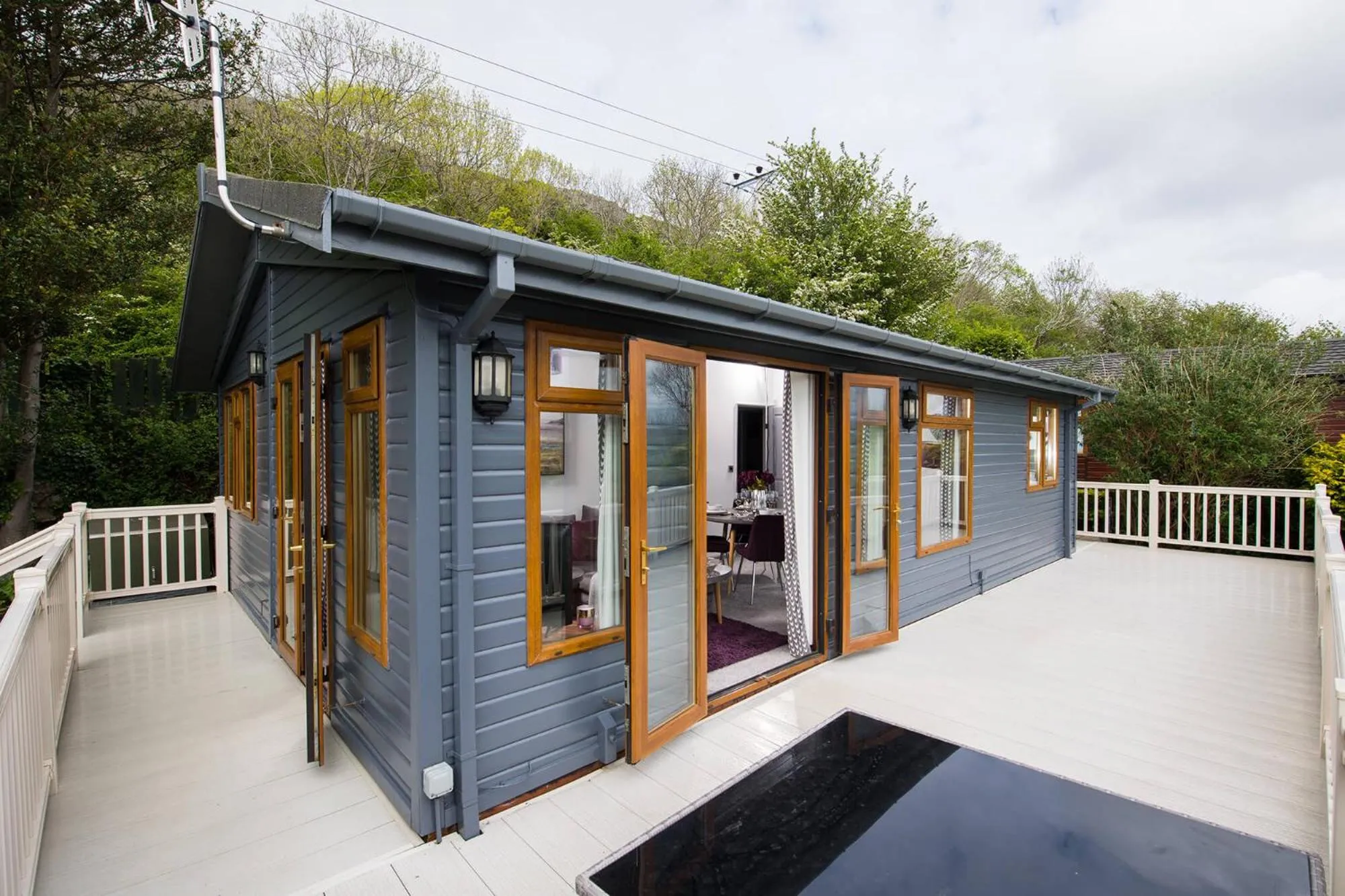 Balcony/Terrace in Tan Rallt Holiday Park & Spa