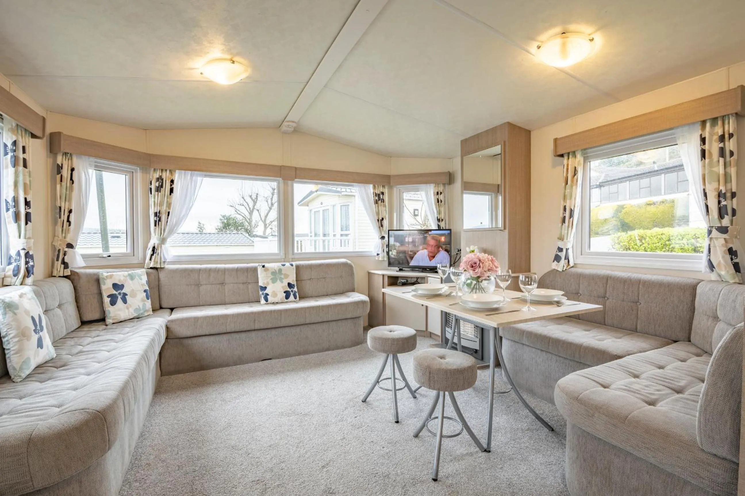 Living room in Tan Rallt Holiday Park & Spa