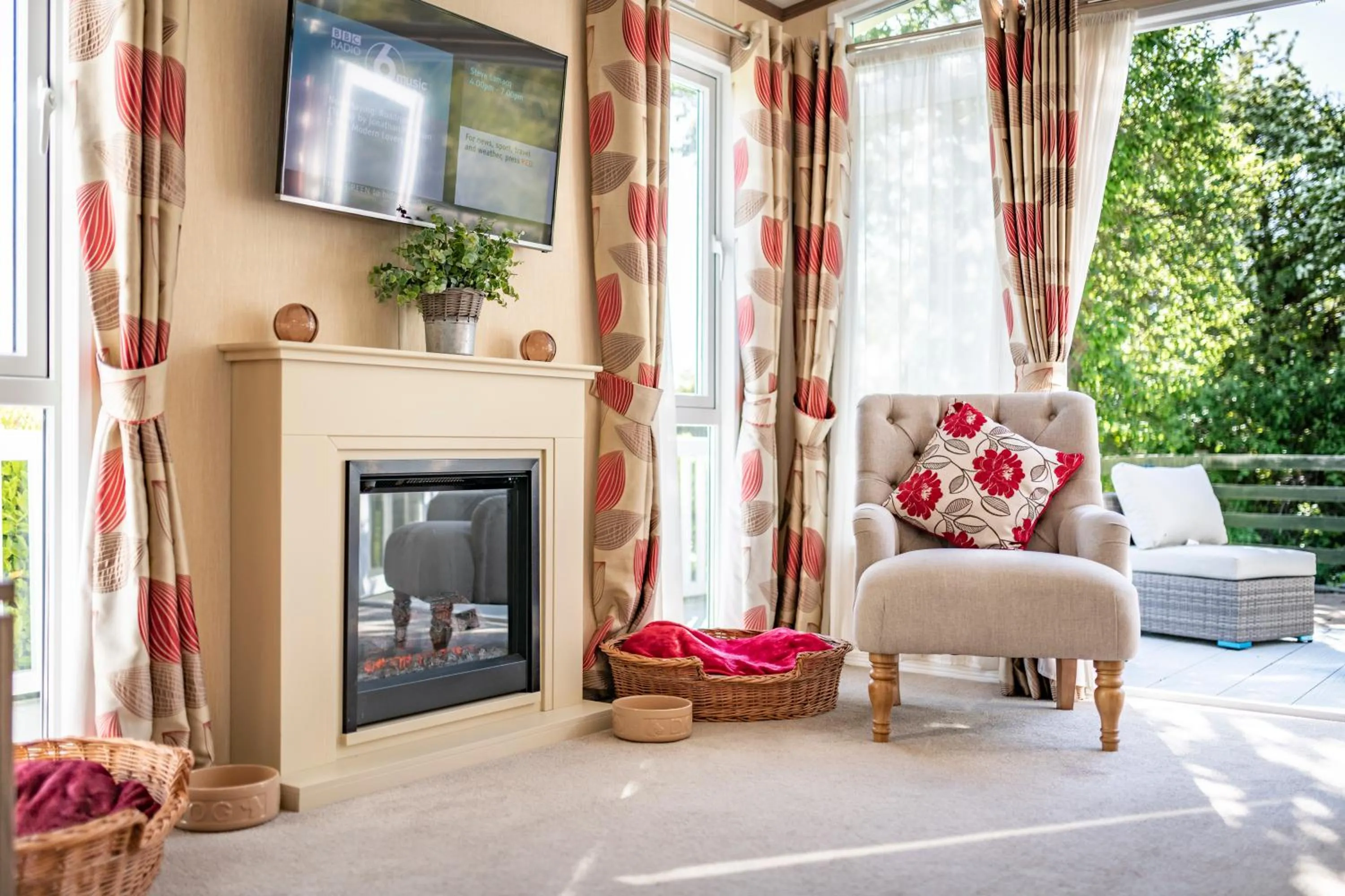 Living room in Tan Rallt Holiday Park & Spa