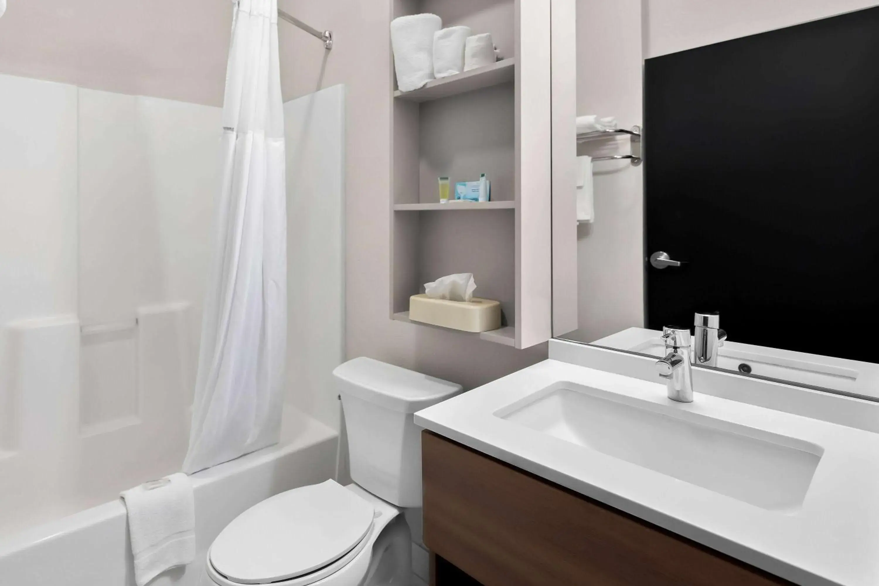 Bathroom in Microtel Inn & Suites by Wyndham Sweetwater Bathroom in Microtel Inn & Suites by Wyndham Sweetwater