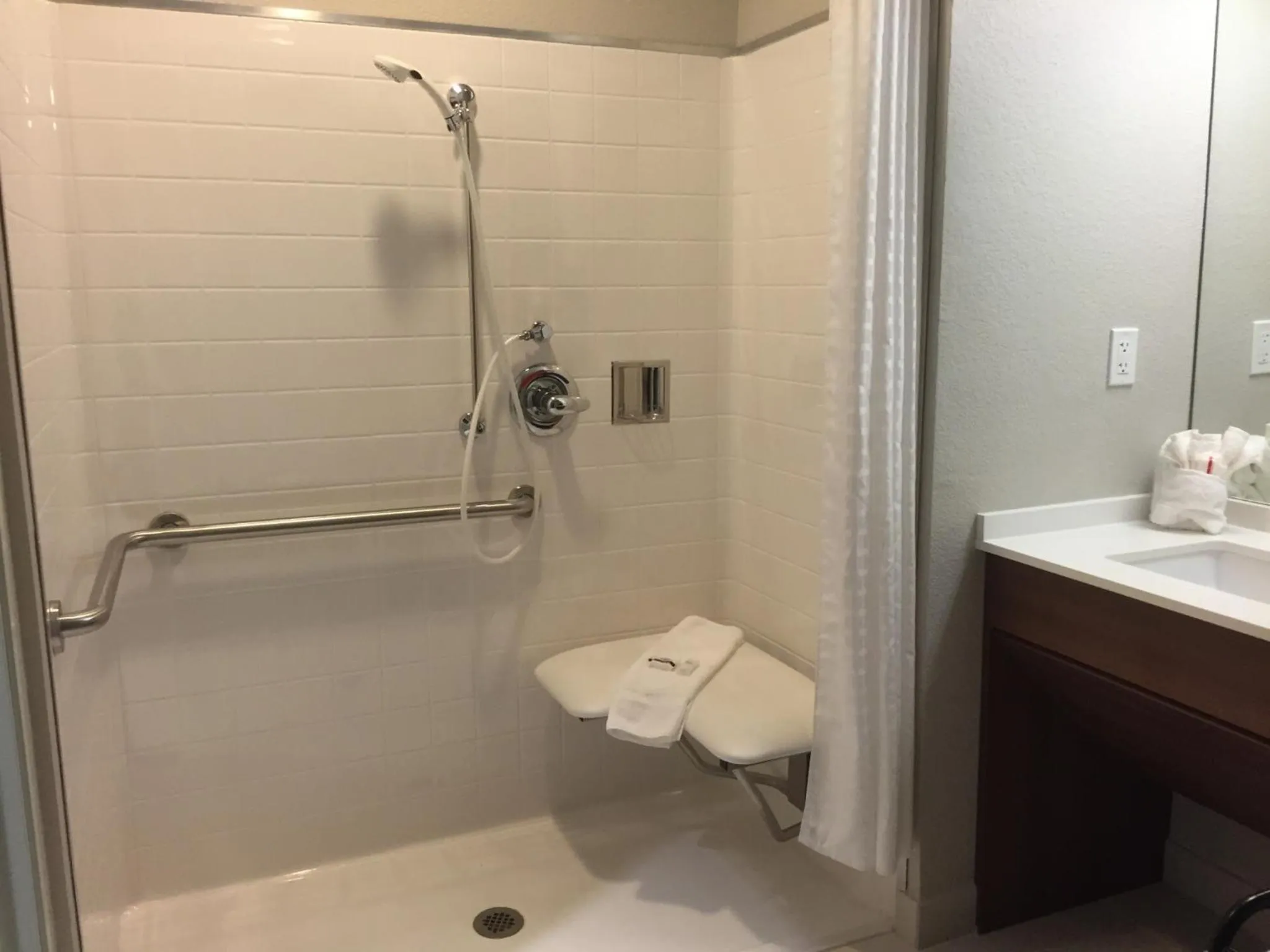 Shower in Microtel Inn & Suites by Wyndham Sweetwater