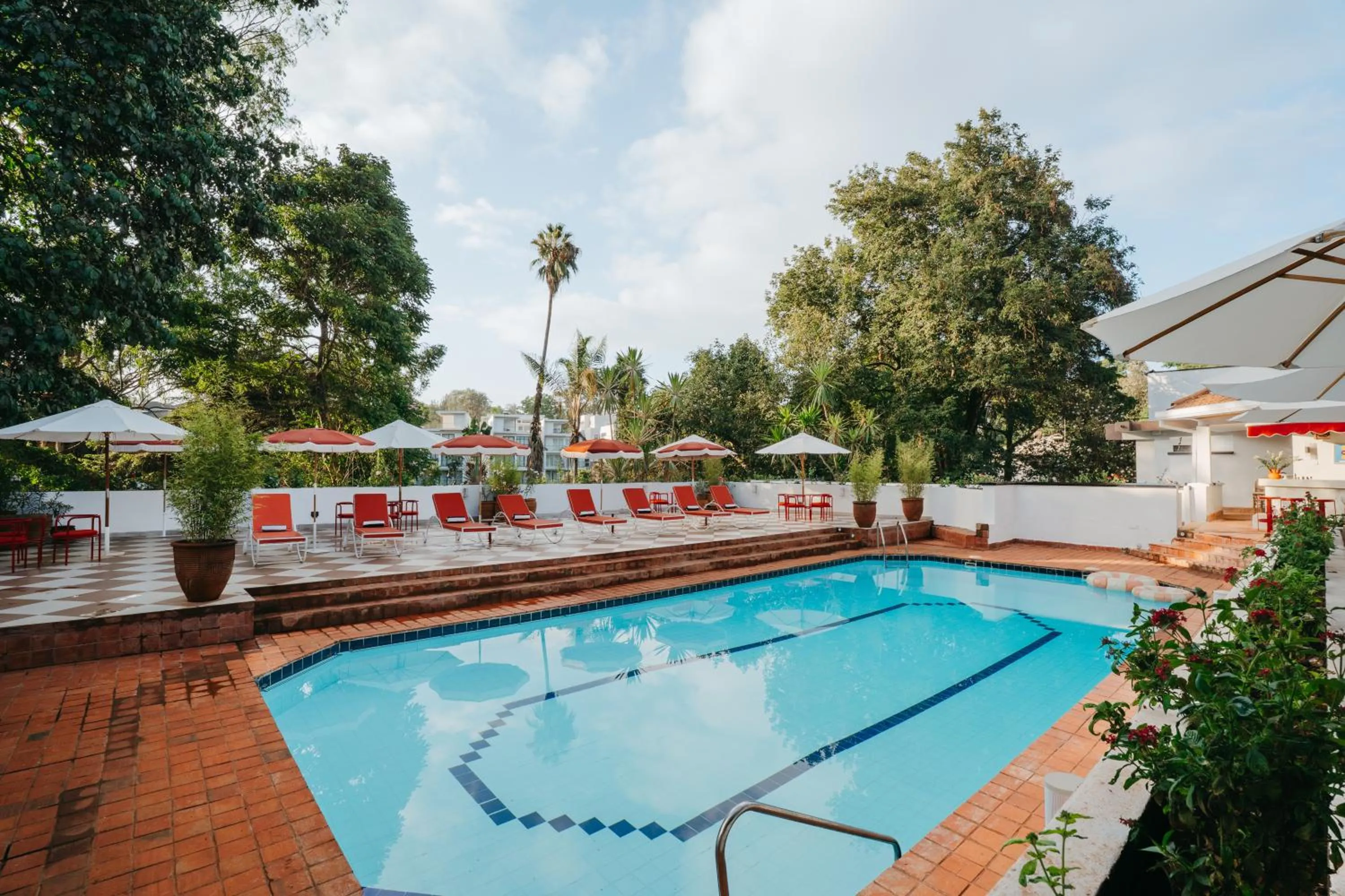 Pool view in Céline & Lolo