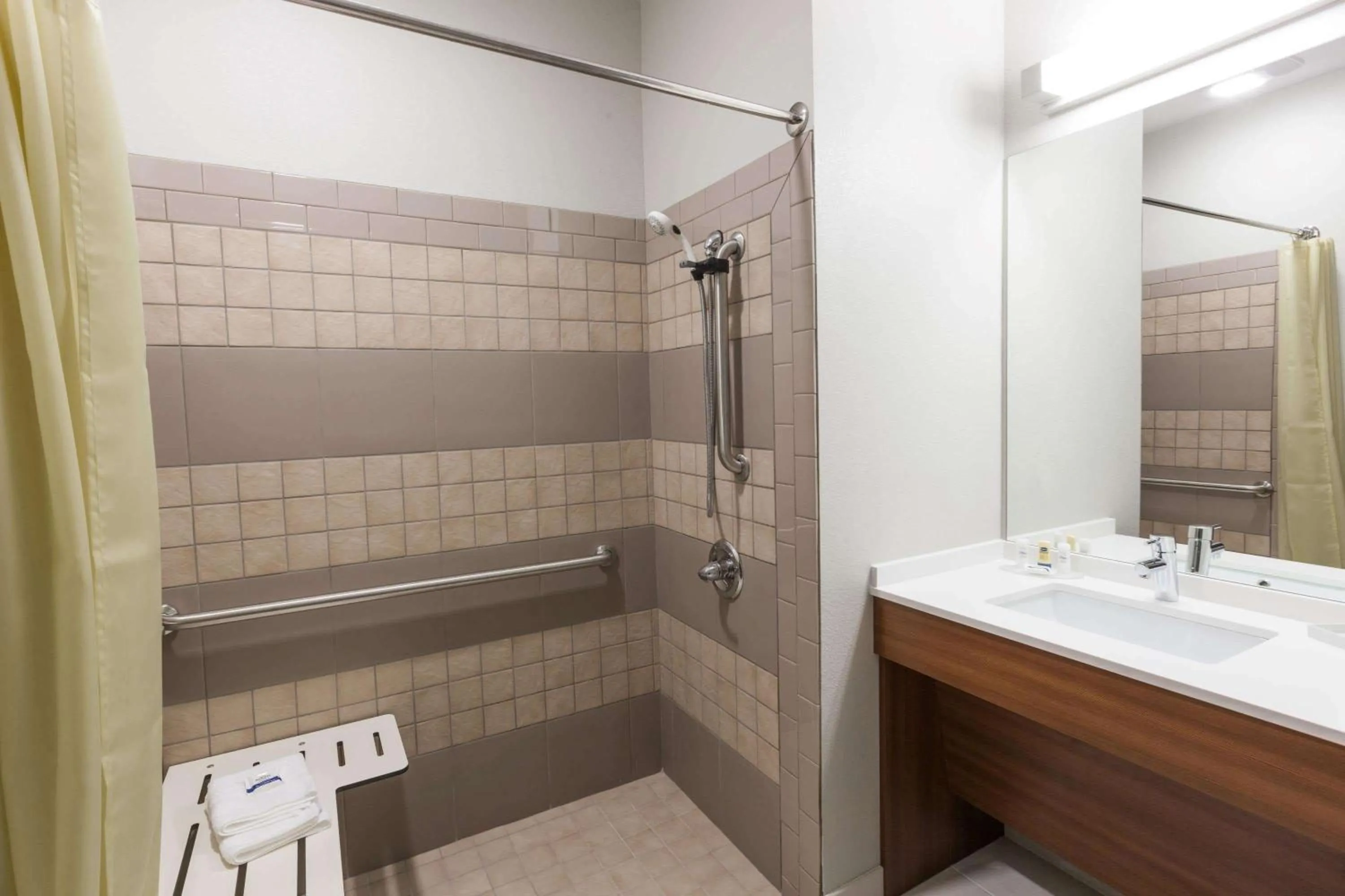 Bathroom in Microtel Inn & Suites by Wyndham Tioga
