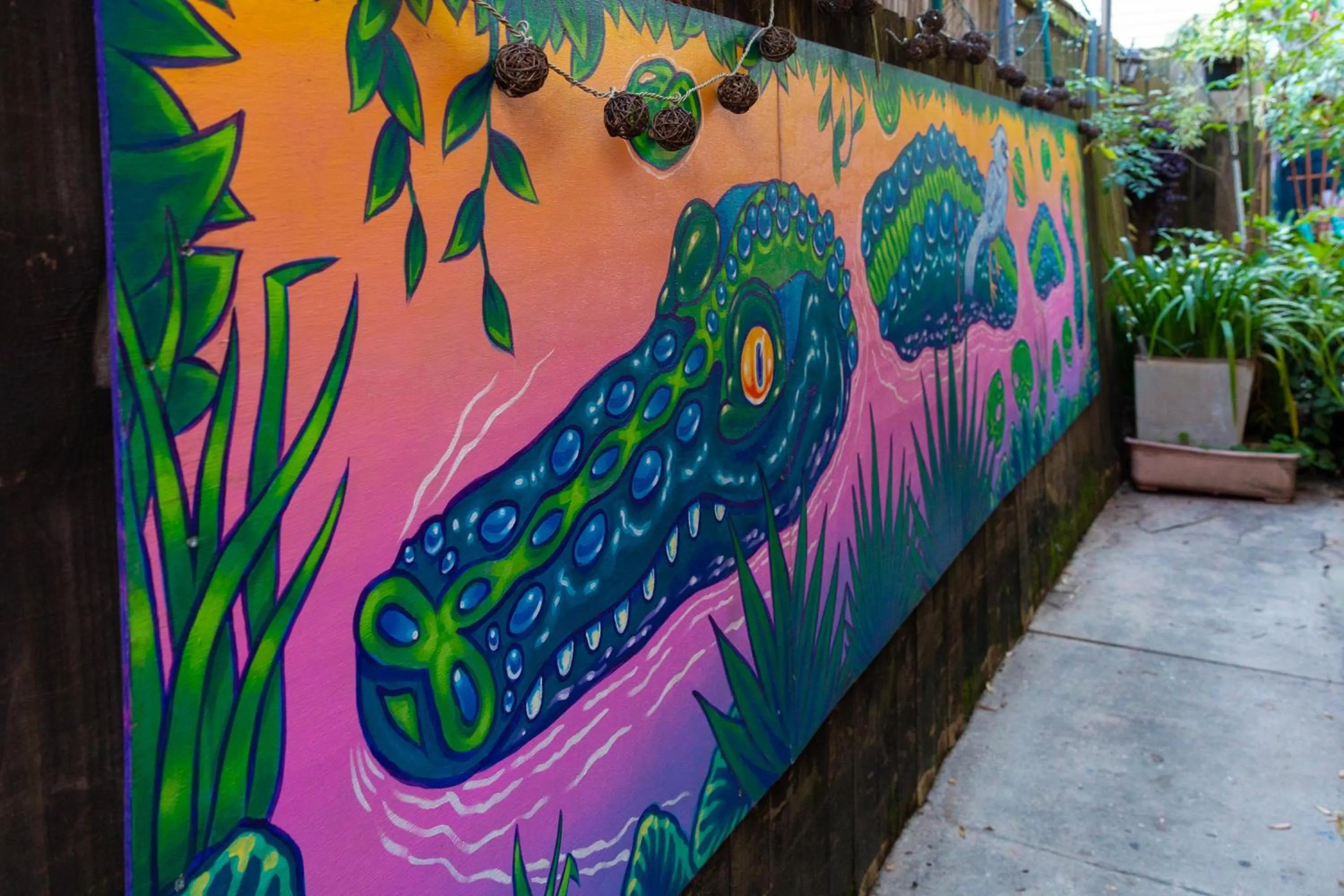 Decorative detail in The Blue60 Marigny Inn