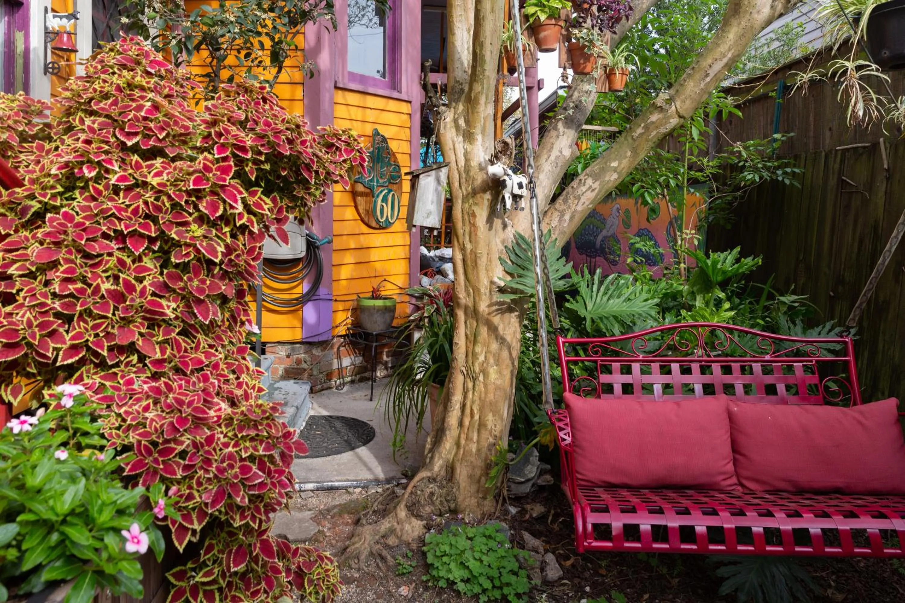 Patio in The Blue60 Marigny Inn