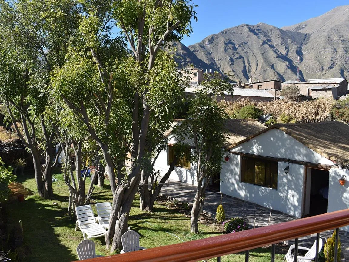 Garden in La Casa de Santiago Hotel