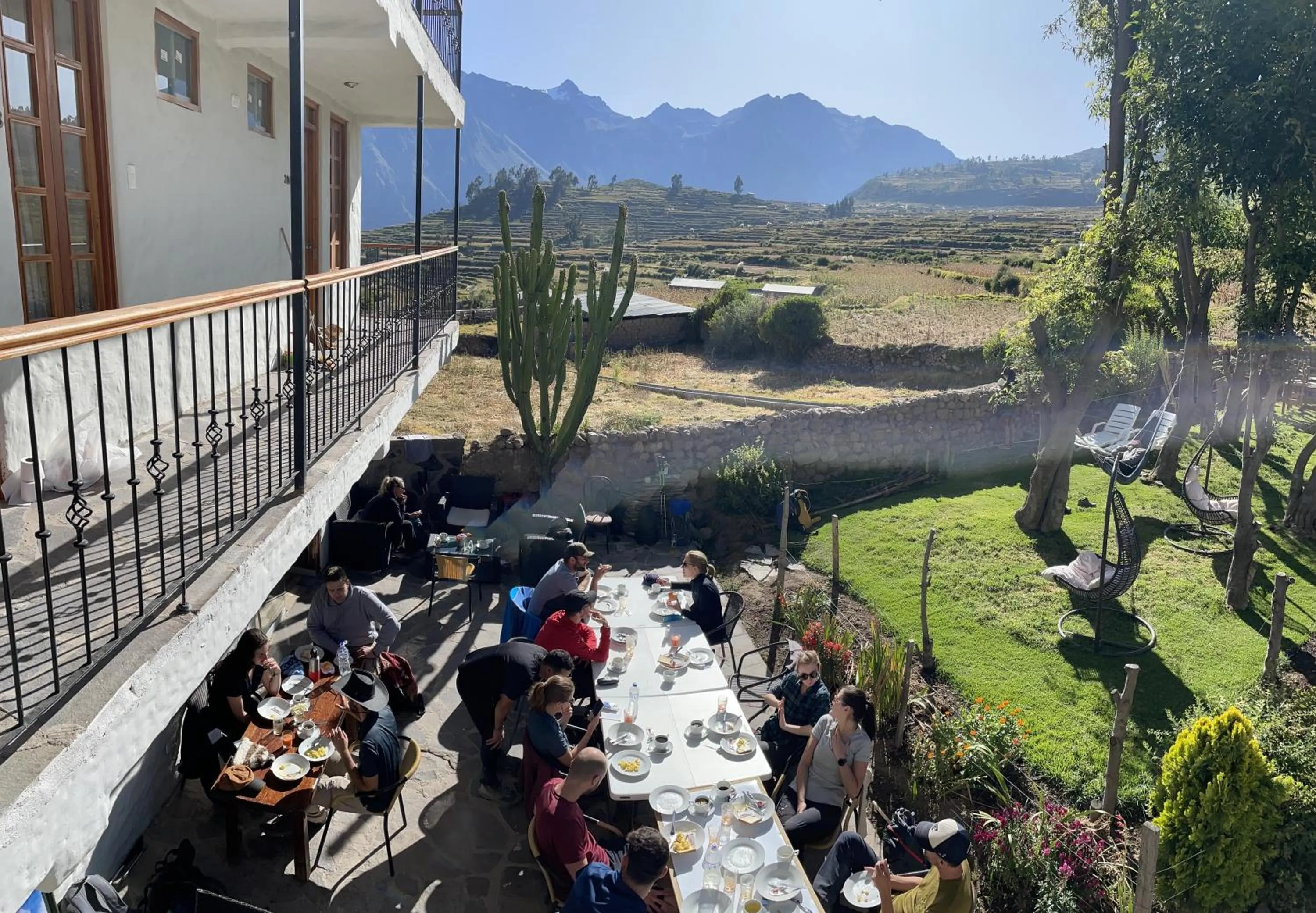 Breakfast in La Casa de Santiago Hotel