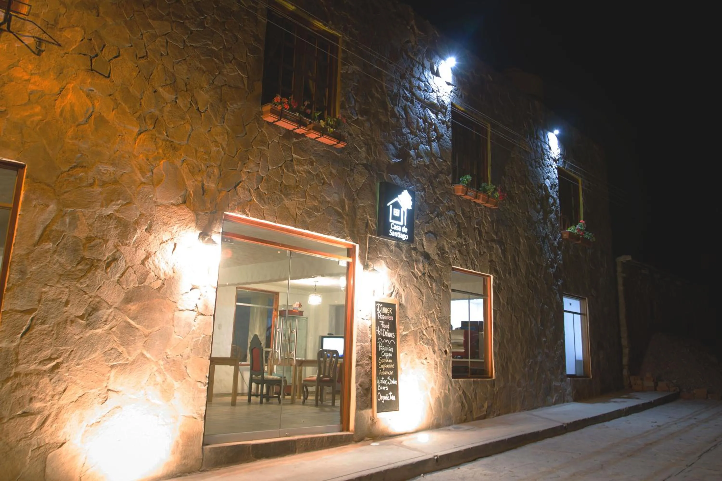 Facade/entrance in La Casa de Santiago Hotel