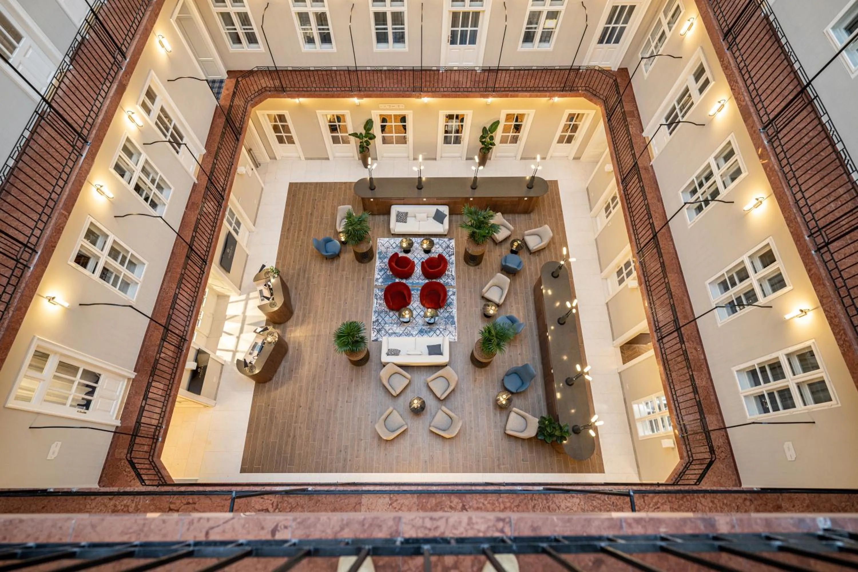 Lobby or reception in BasiliQ Hotel