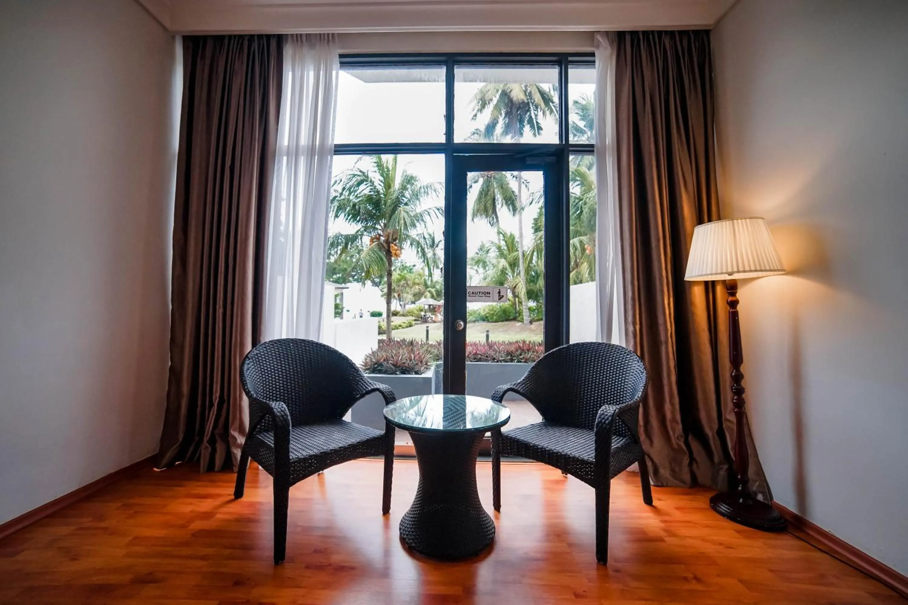 Seating area in Tunamaya Beach & Spa Resort- Desaru