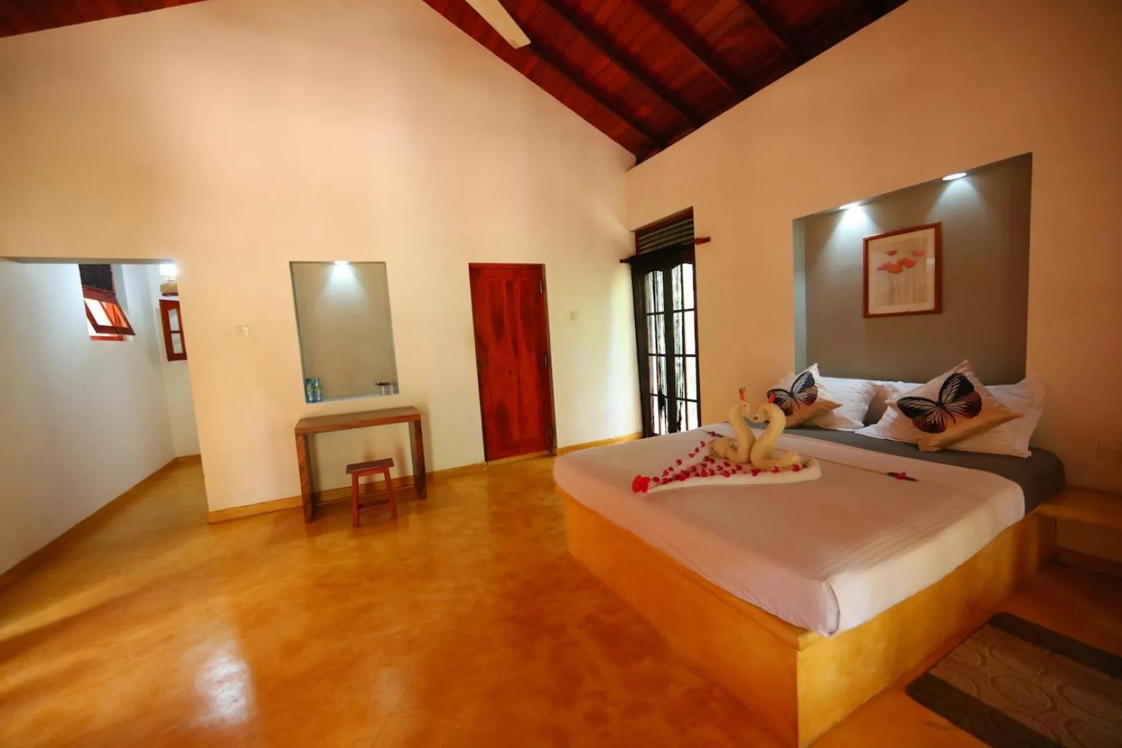 Bed in Mangrove Beach Chalets