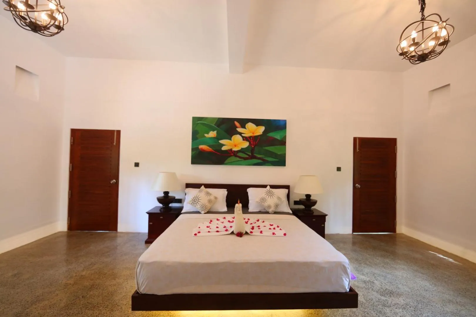 Bed in Mangrove Beach Chalets