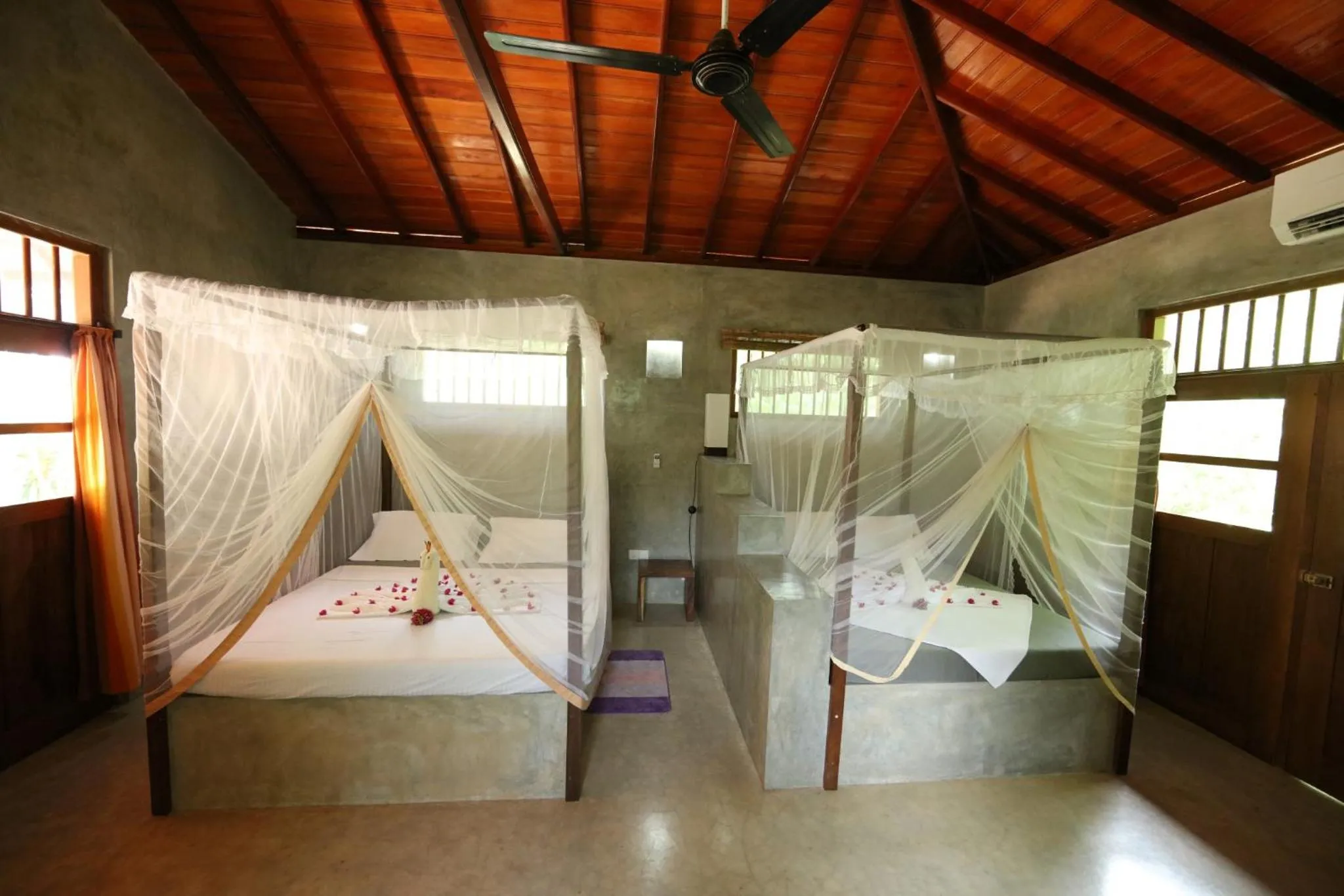 Bed in Mangrove Beach Chalets