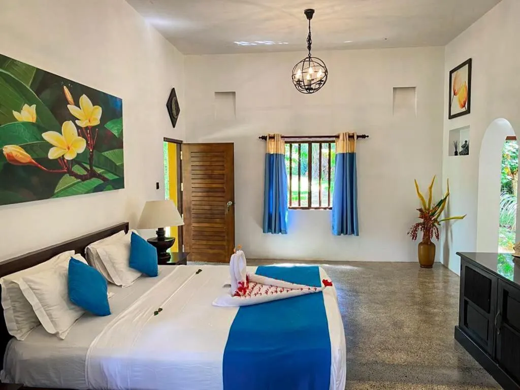 Bed in Mangrove Beach Chalets