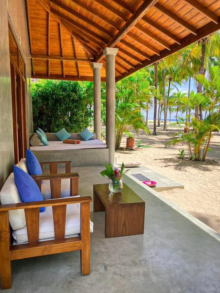 Seating area in Mangrove Beach Chalets