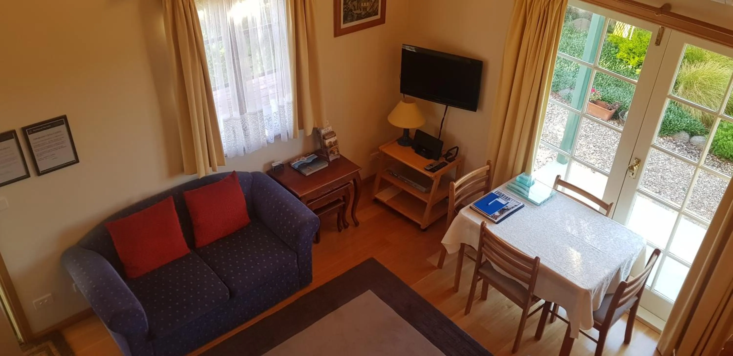 Living room in Richmond Barracks