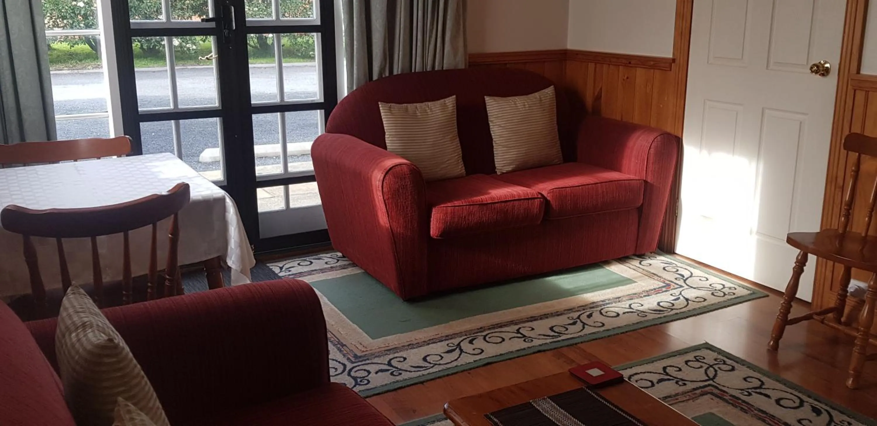 Living room in Richmond Barracks