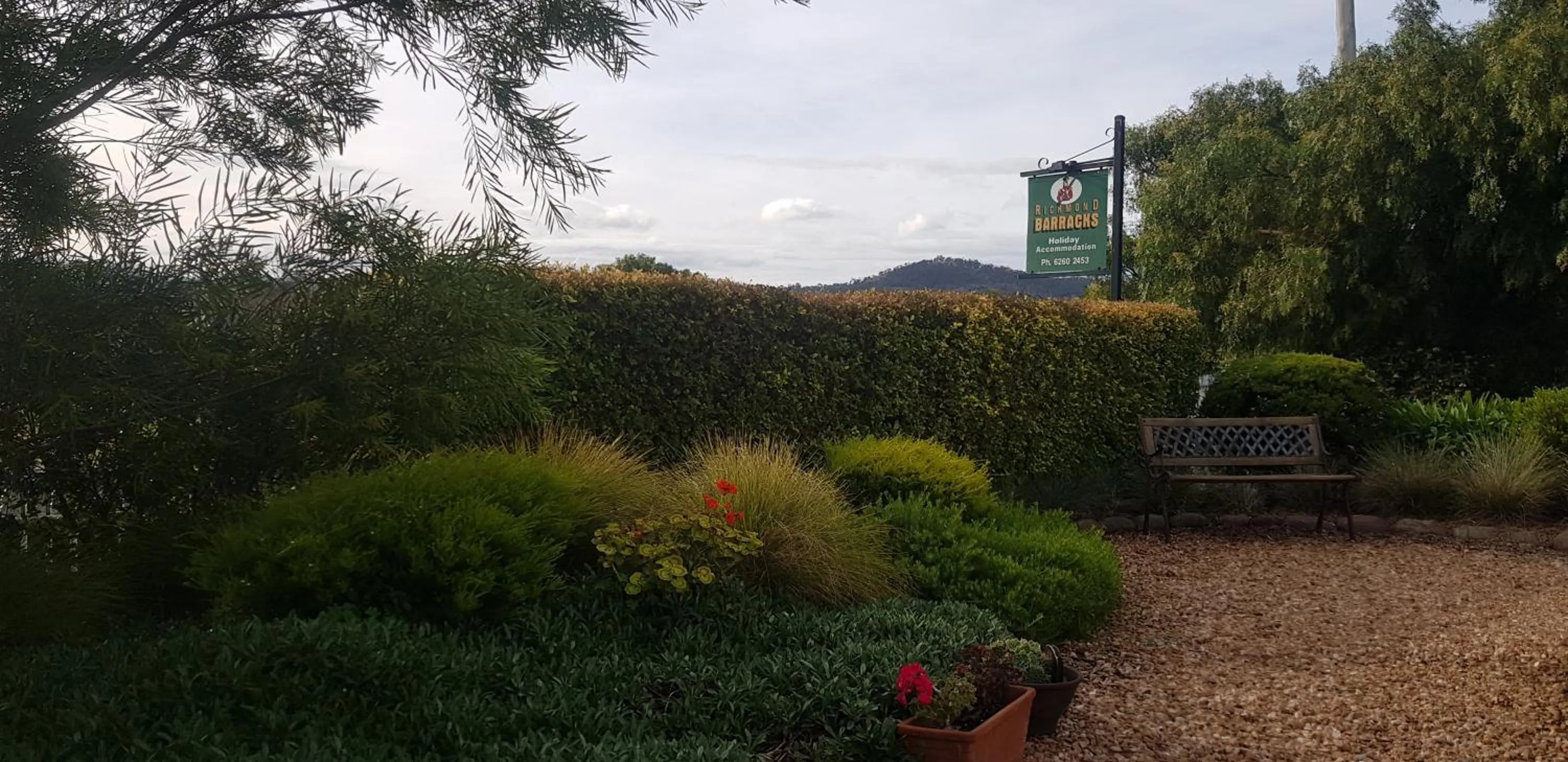 Garden in Richmond Barracks
