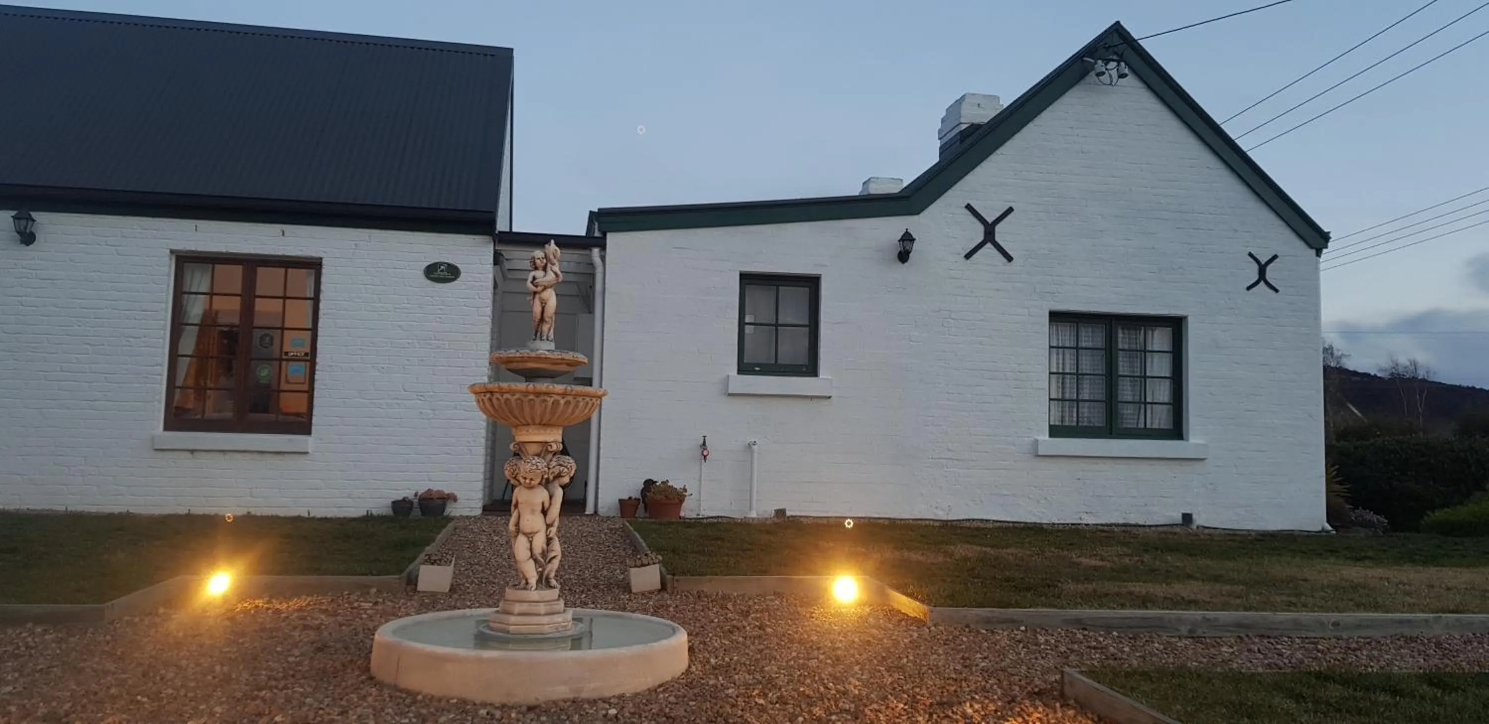 Garden view in Richmond Barracks