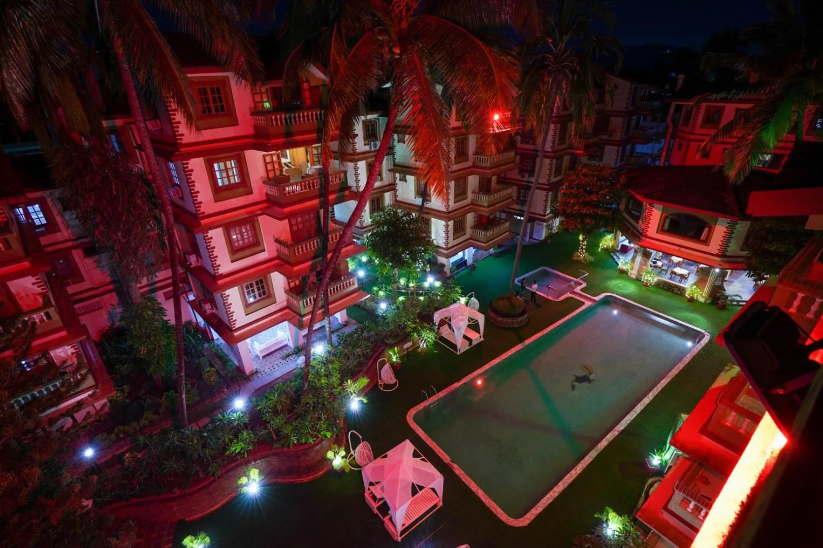 Facade/entrance in Lillywoods Highland Beach Resort- Candolim