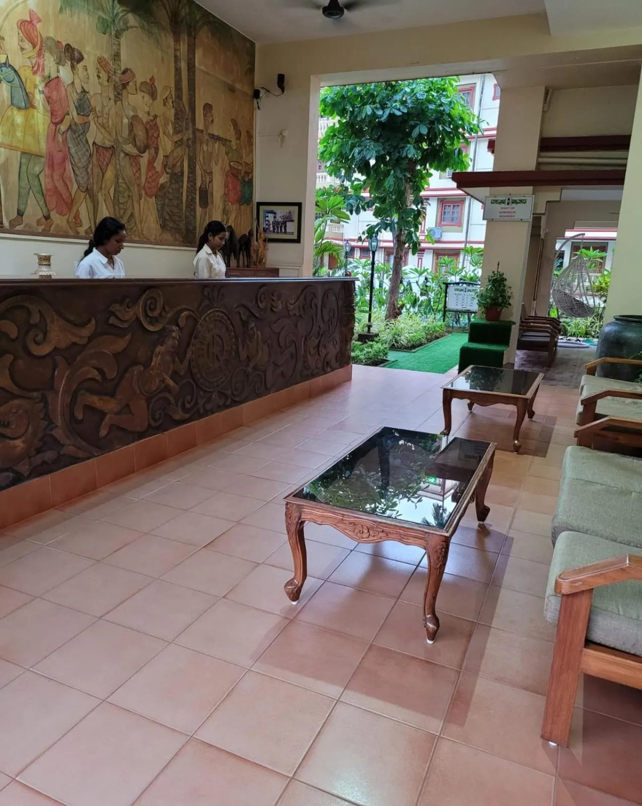 Lobby or reception in Lillywoods Highland Beach Resort- Candolim