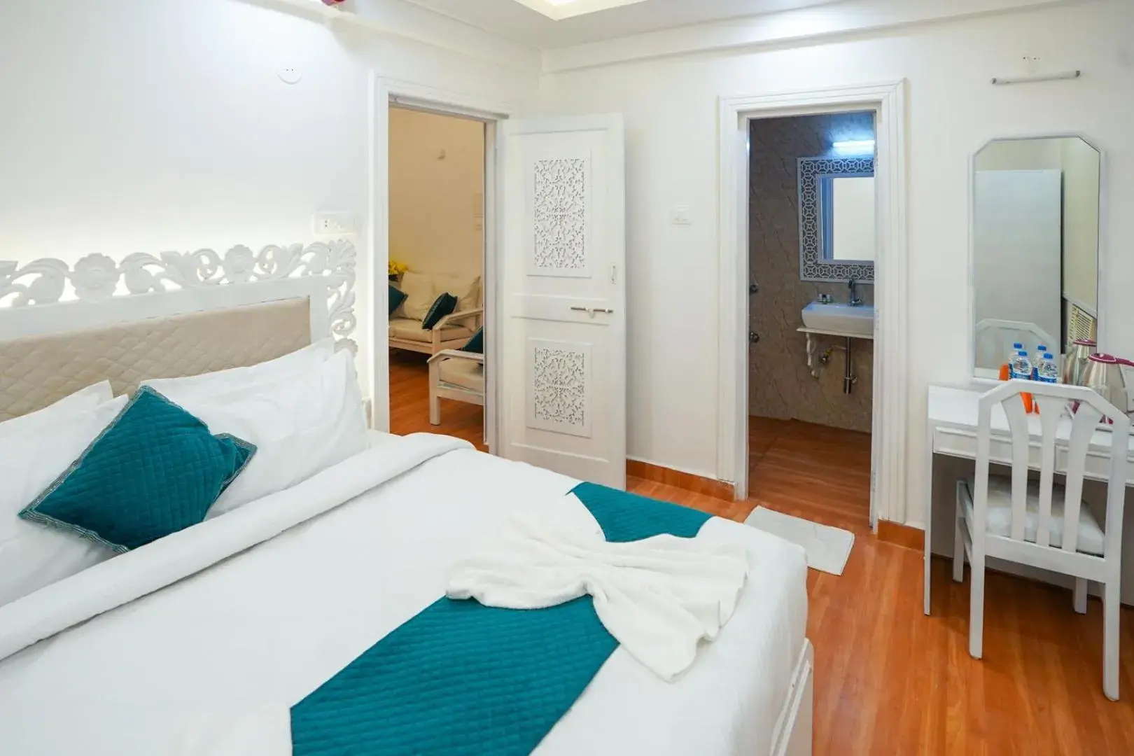 Bed in Lillywoods Highland Beach Resort- Candolim Bed in Lillywoods Highland Beach Resort- Candolim