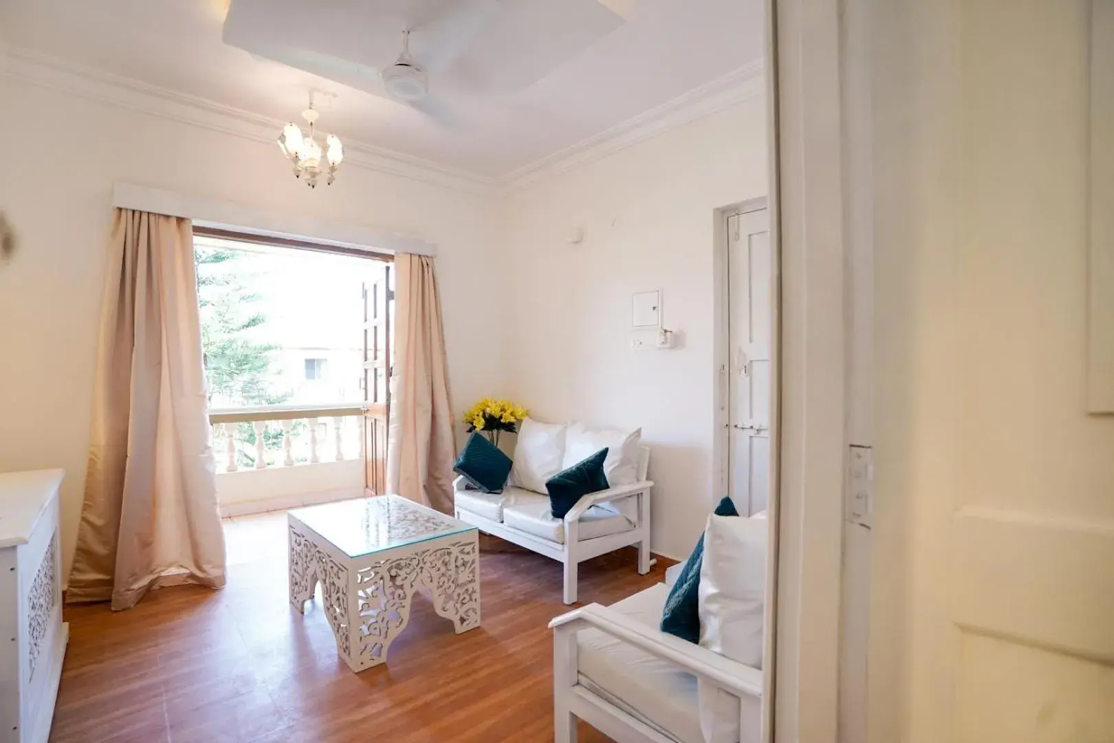 Living room in Lillywoods Highland Beach Resort- Candolim Living room in Lillywoods Highland Beach Resort- Candolim