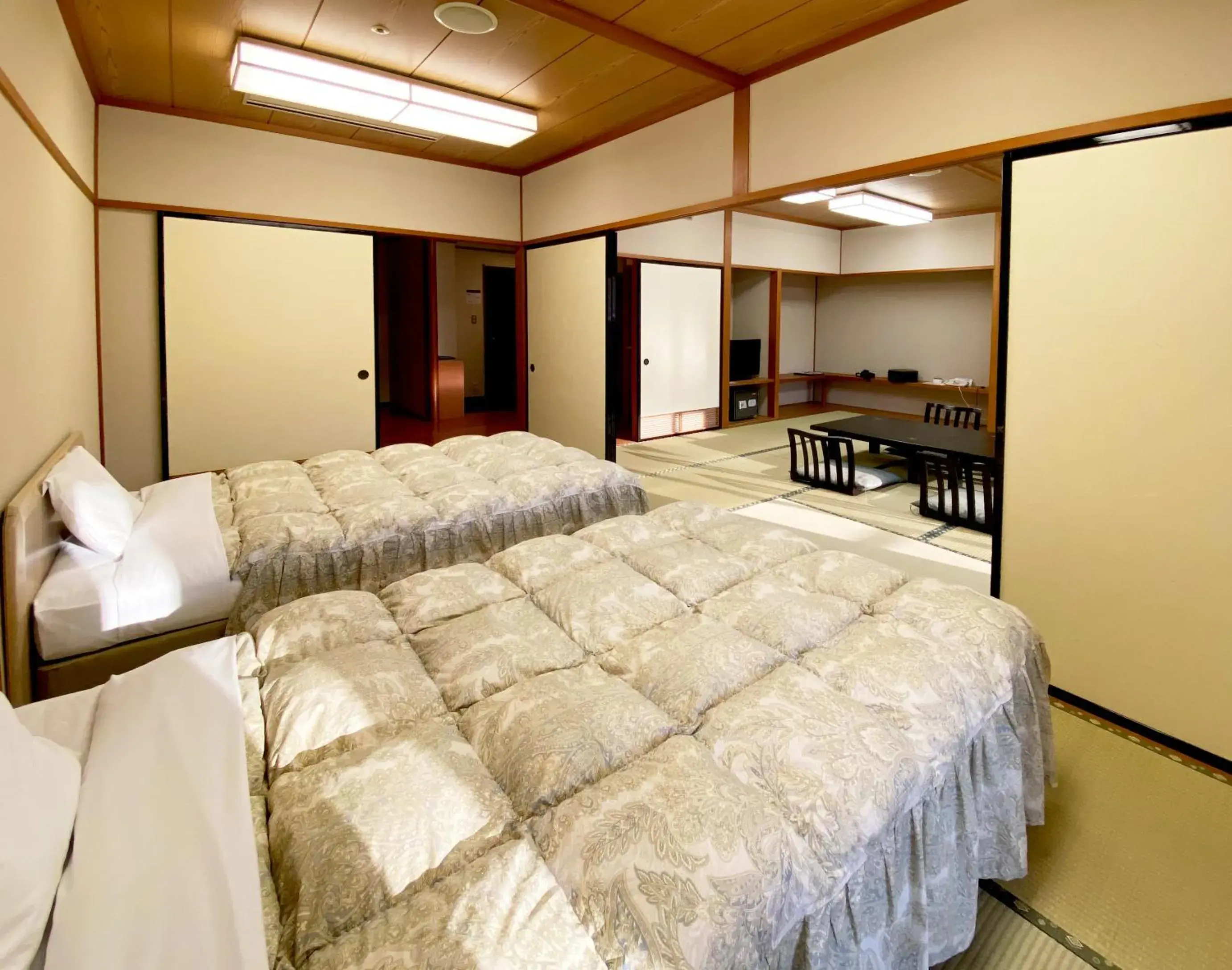 Bed in Hotel Gyokusen Bed in Hotel Gyokusen