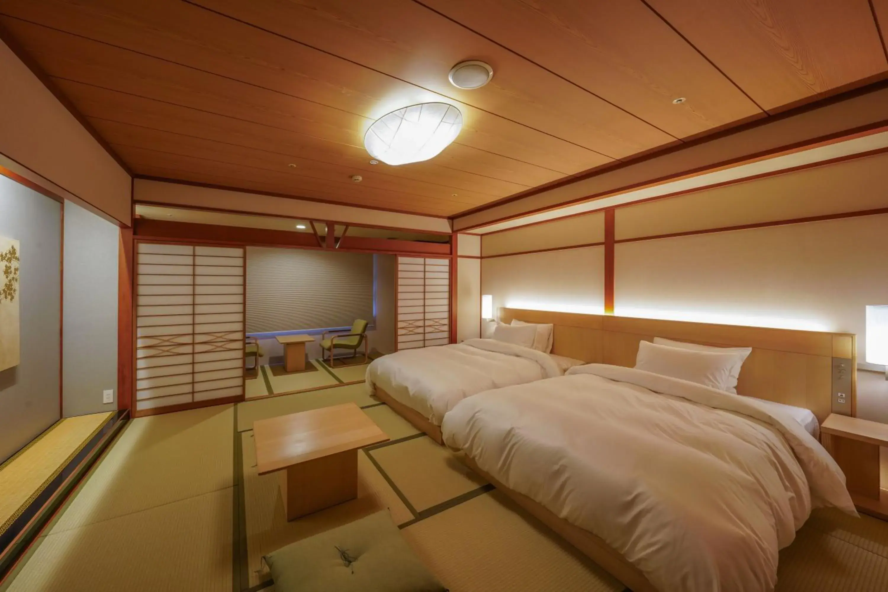 Bed in Hotel Gyokusen Bed in Hotel Gyokusen