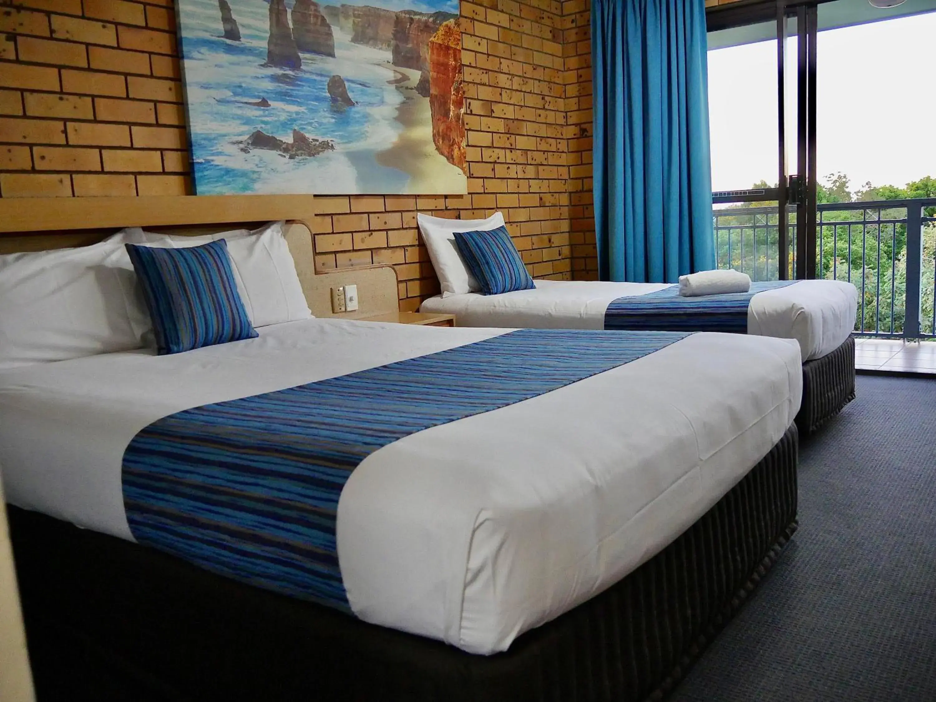 Twin Room in Tannum On The Beach Motel Twin Room in Tannum On The Beach Motel