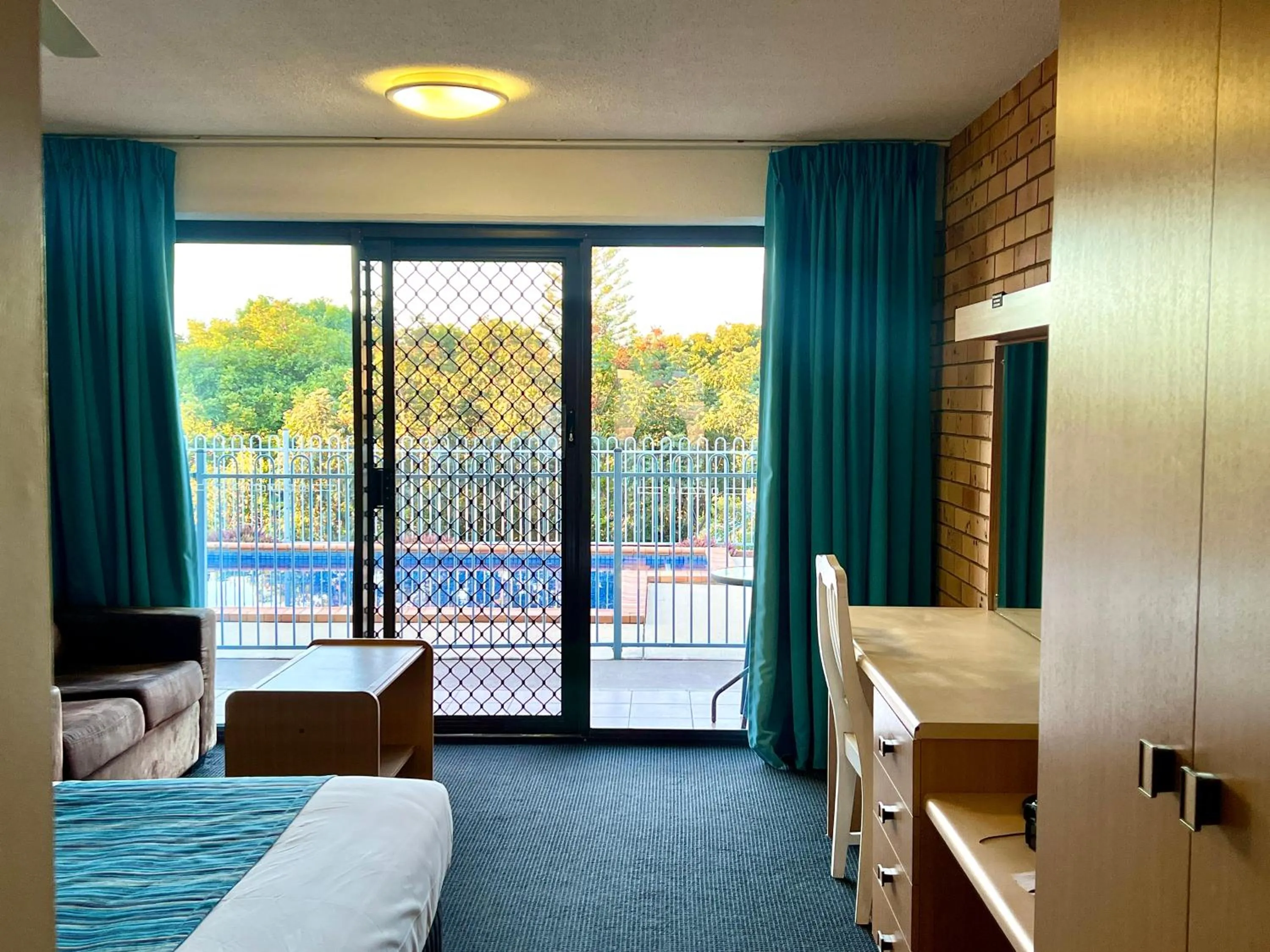 Bed in Tannum On The Beach Motel