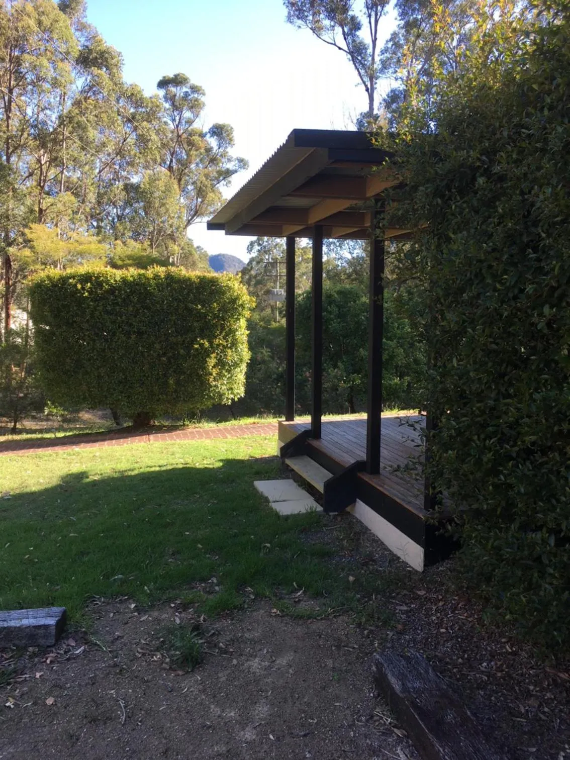 Facade/entrance in Hunter Valley Retreat