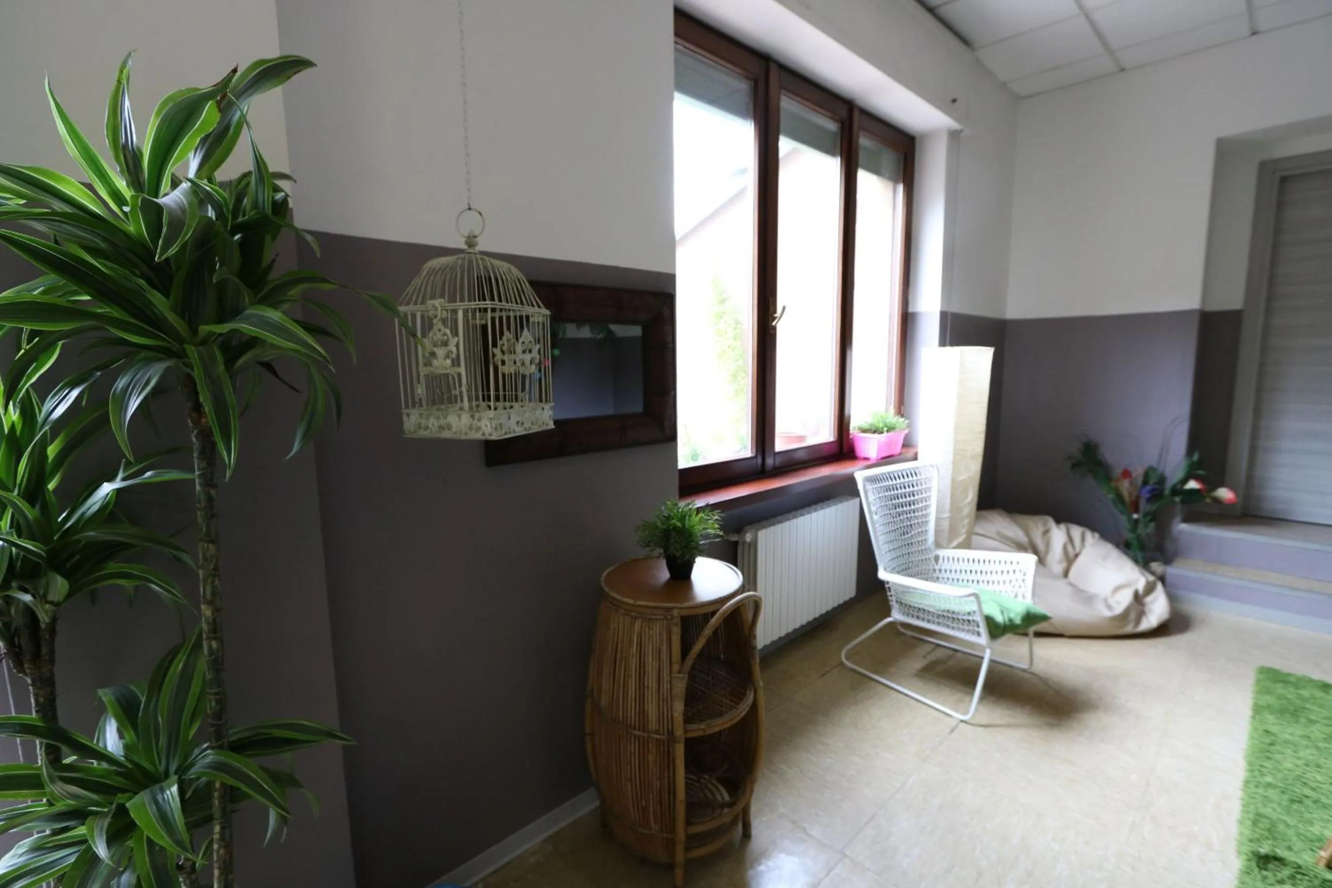 Living room in Panda Hostel